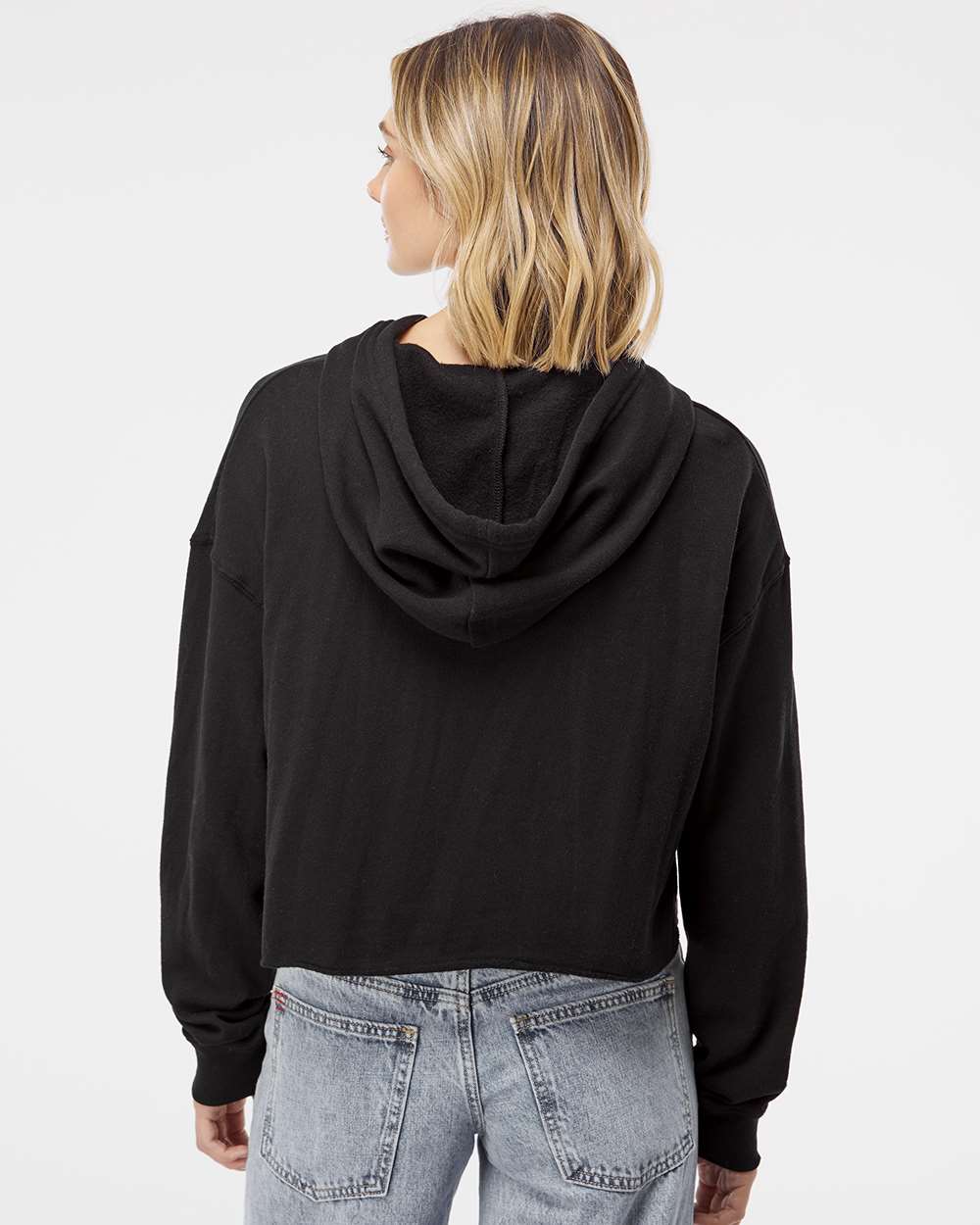 Independent Trading Co.-AFX64CRP-Women’s Lightweight Crop Hooded Sweatshirt - Image 6