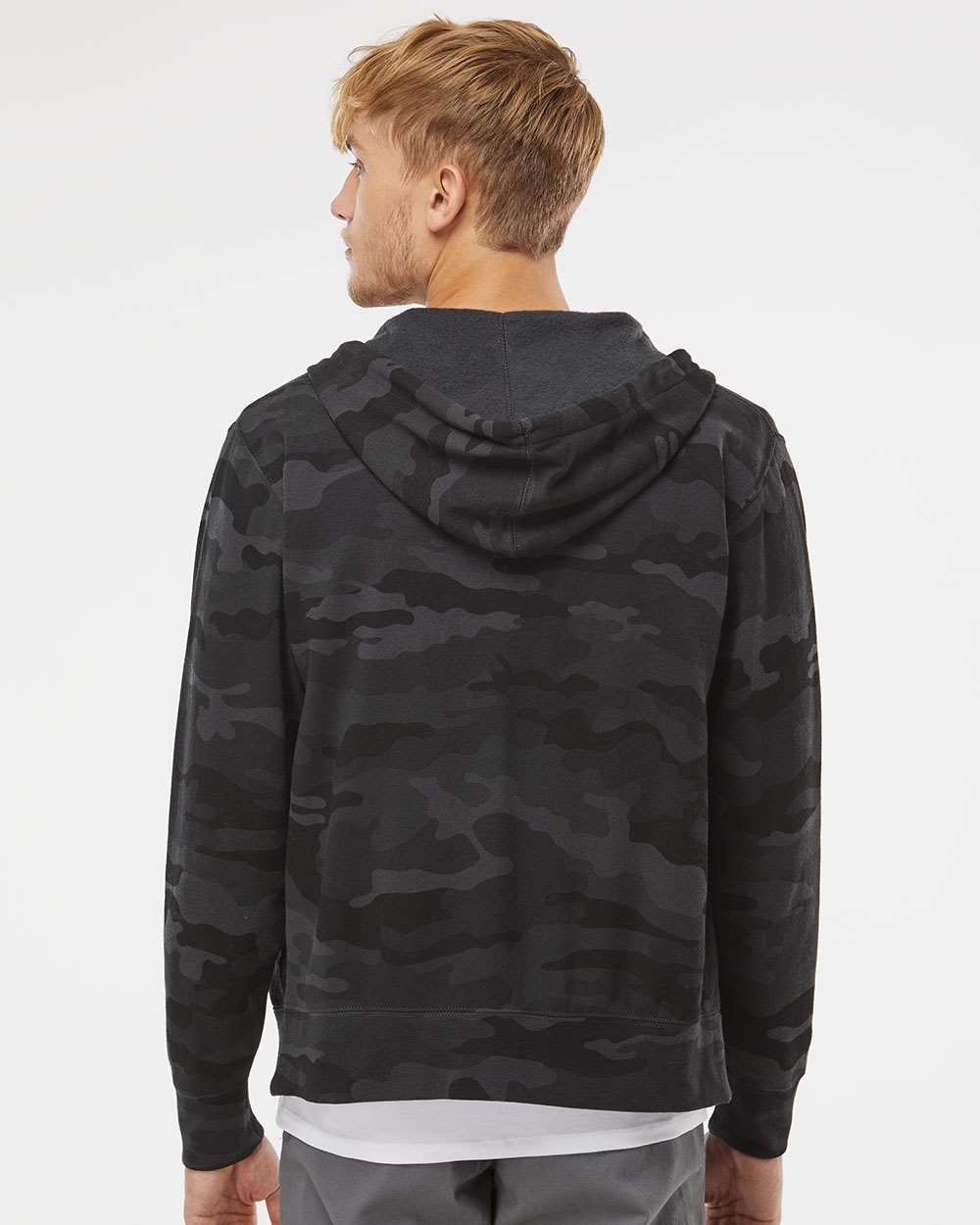 Independent Trading Co.-AFX90UNZ-Lightweight Full-Zip Hooded Sweatshirt - Image 19