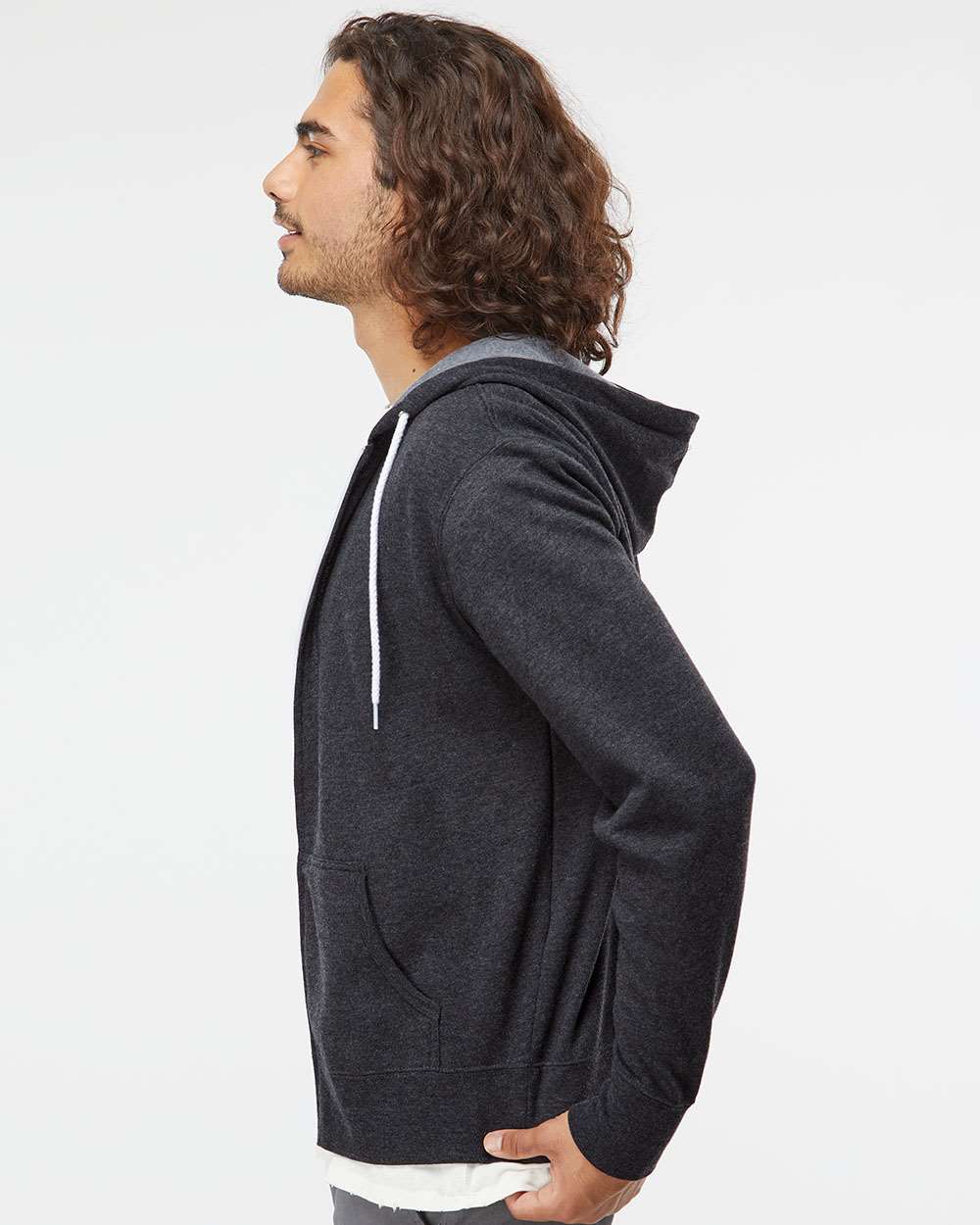 Independent Trading Co.-AFX90UNZ-Lightweight Full-Zip Hooded Sweatshirt - Image 24