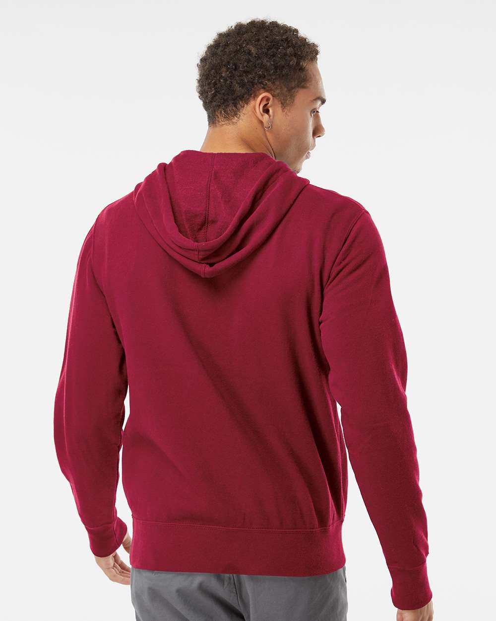 Independent Trading Co.-AFX90UNZ-Lightweight Full-Zip Hooded Sweatshirt - Image 43