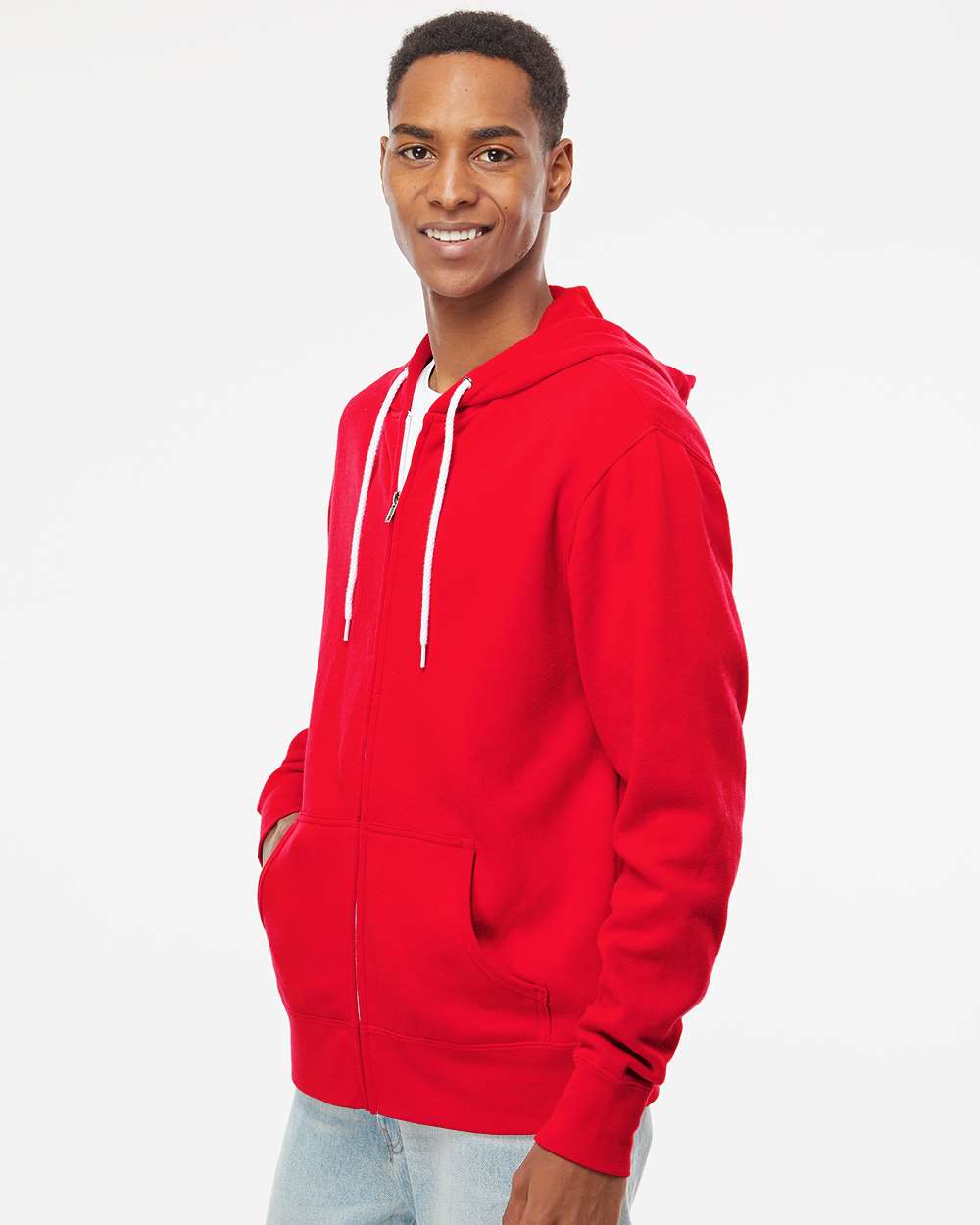 Independent Trading Co.-AFX90UNZ-Lightweight Full-Zip Hooded Sweatshirt - Image 72