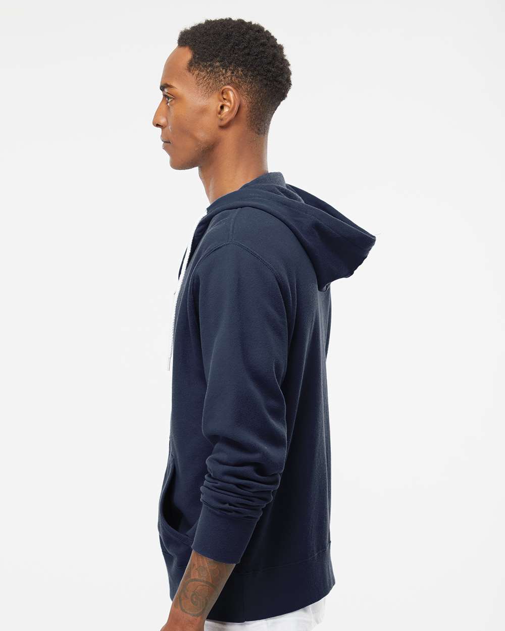 Independent Trading Co.-AFX90UNZ-Lightweight Full-Zip Hooded Sweatshirt - Image 78