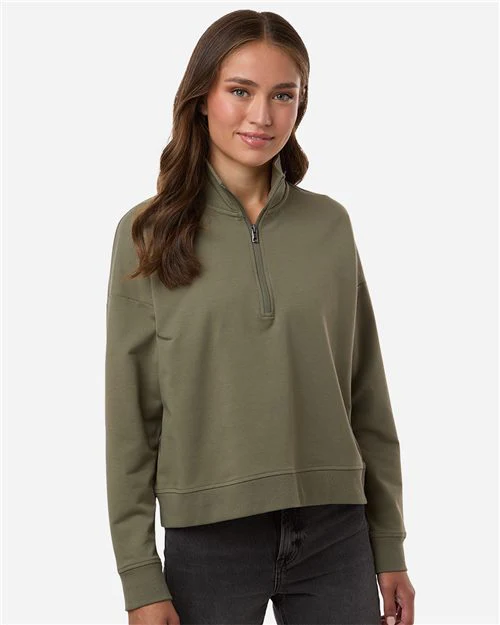 Independent Trading Co.-EXP15WPQ-Women's Perform Quarter-Zip Pullover - Image 2
