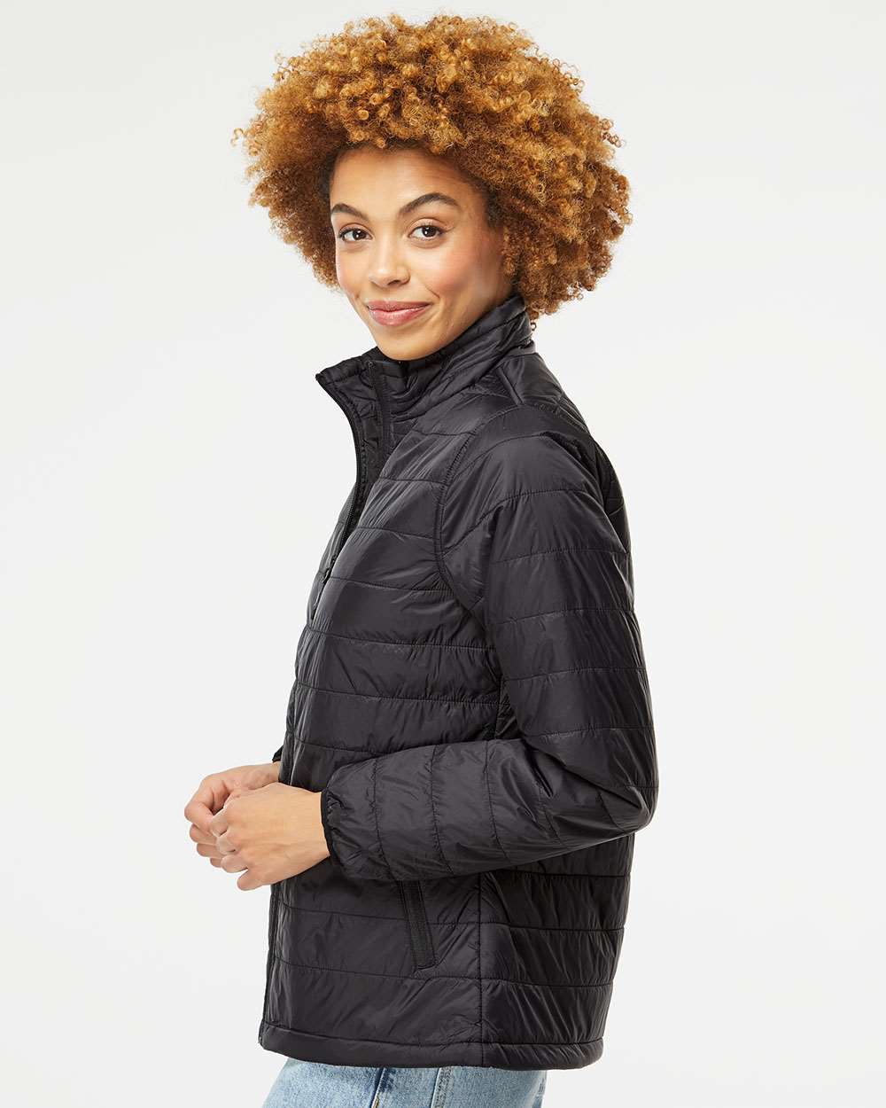 Independent Trading Co.-EXP200PFZ-Women's Puffer Jacket - Image 5