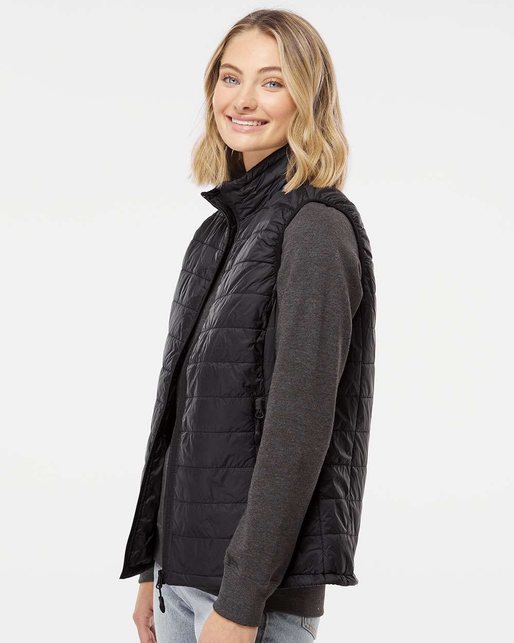 Independent Trading Co.-EXP220PFV-Women's Puffer Vest - Image 5