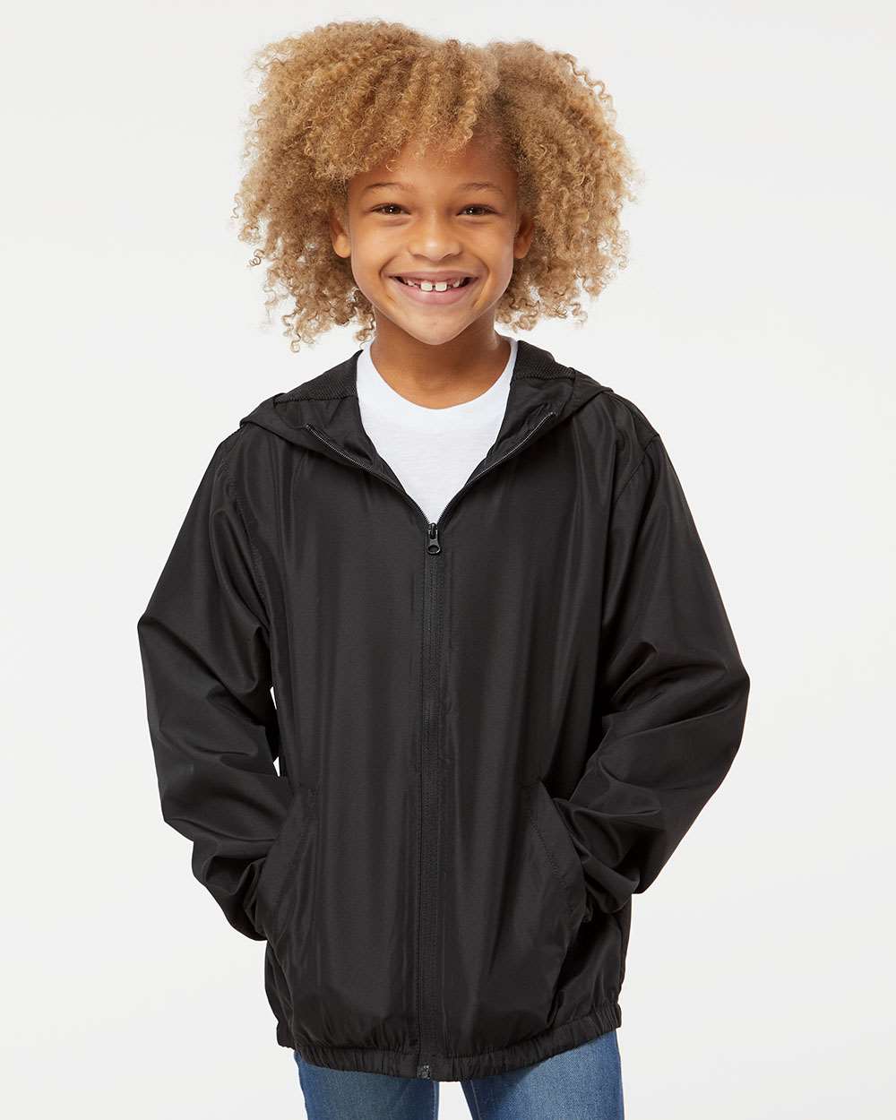Independent Trading Co.-EXP24YWZ-Youth Lightweight Windbreaker Full-Zip Jacket - Image 4