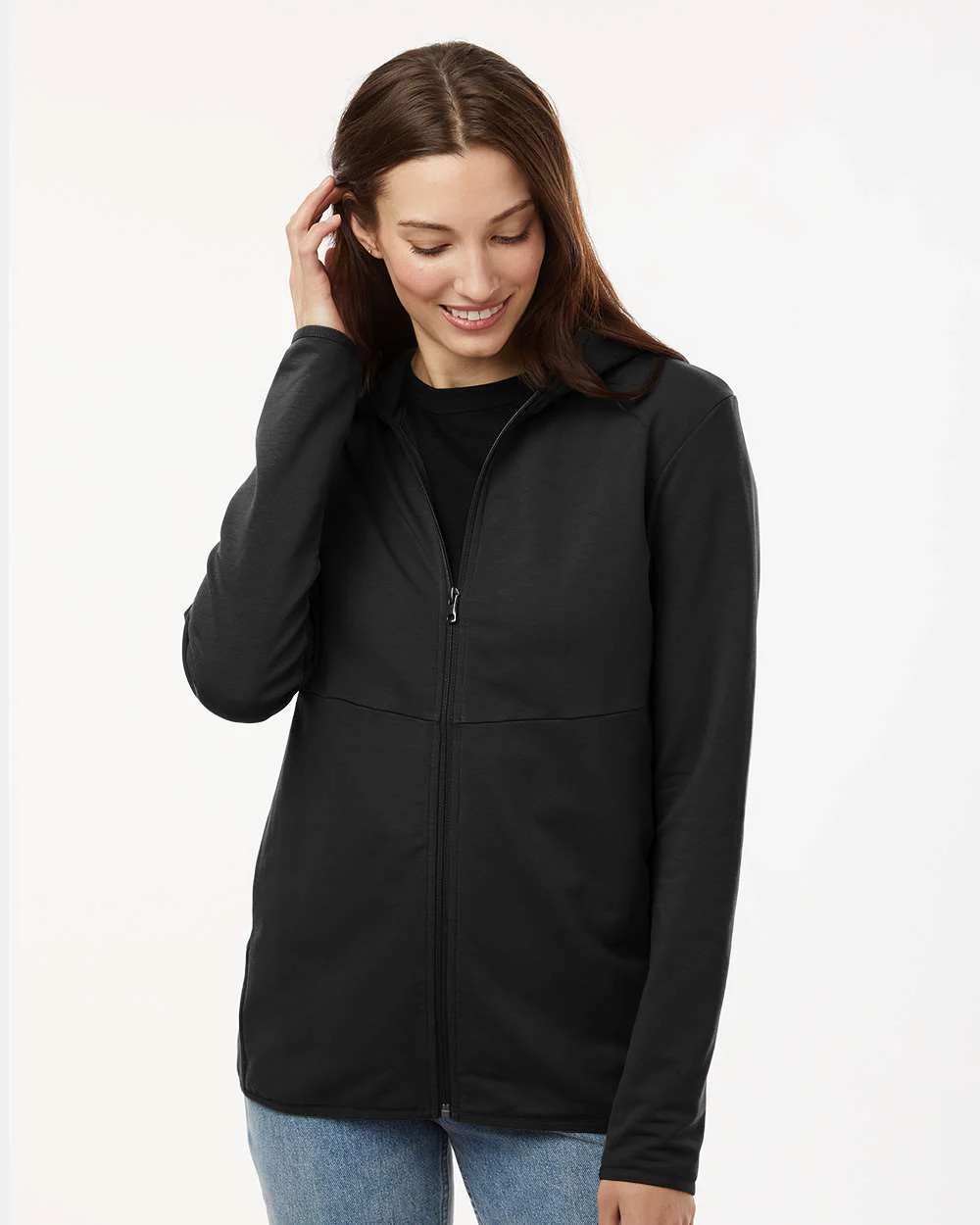 Independent Trading Co.-EXP30PZ-Perform Full-Zip Hooded Sweatshirt - Image 4