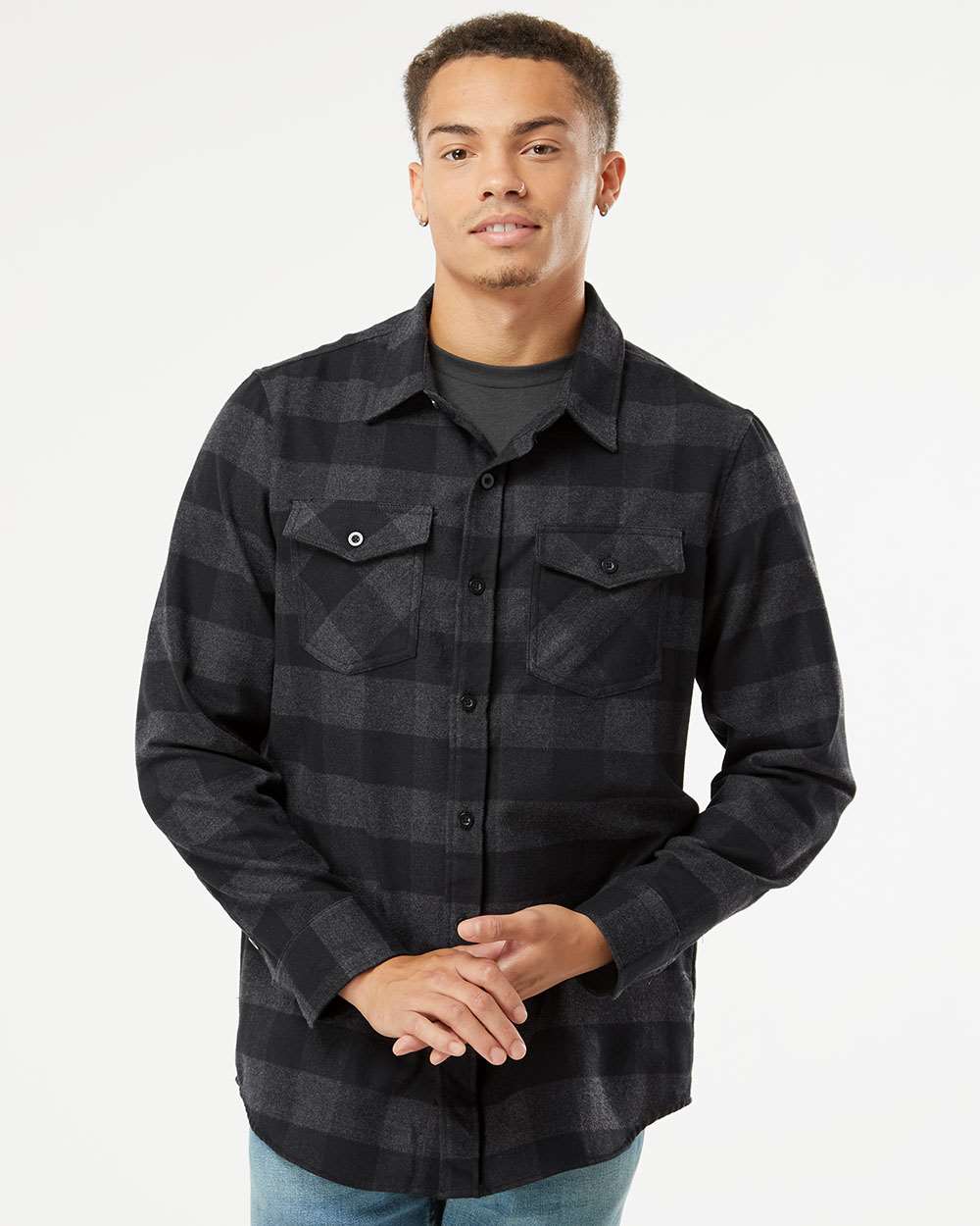 Independent Trading Co.-EXP50F-Flannel Shirt - Image 4
