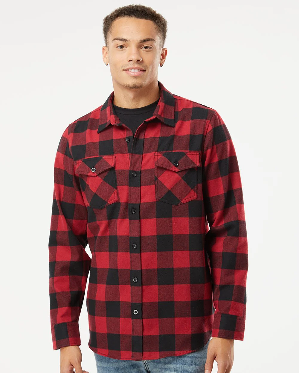 Independent Trading Co.-EXP50F-Flannel Shirt - Image 7
