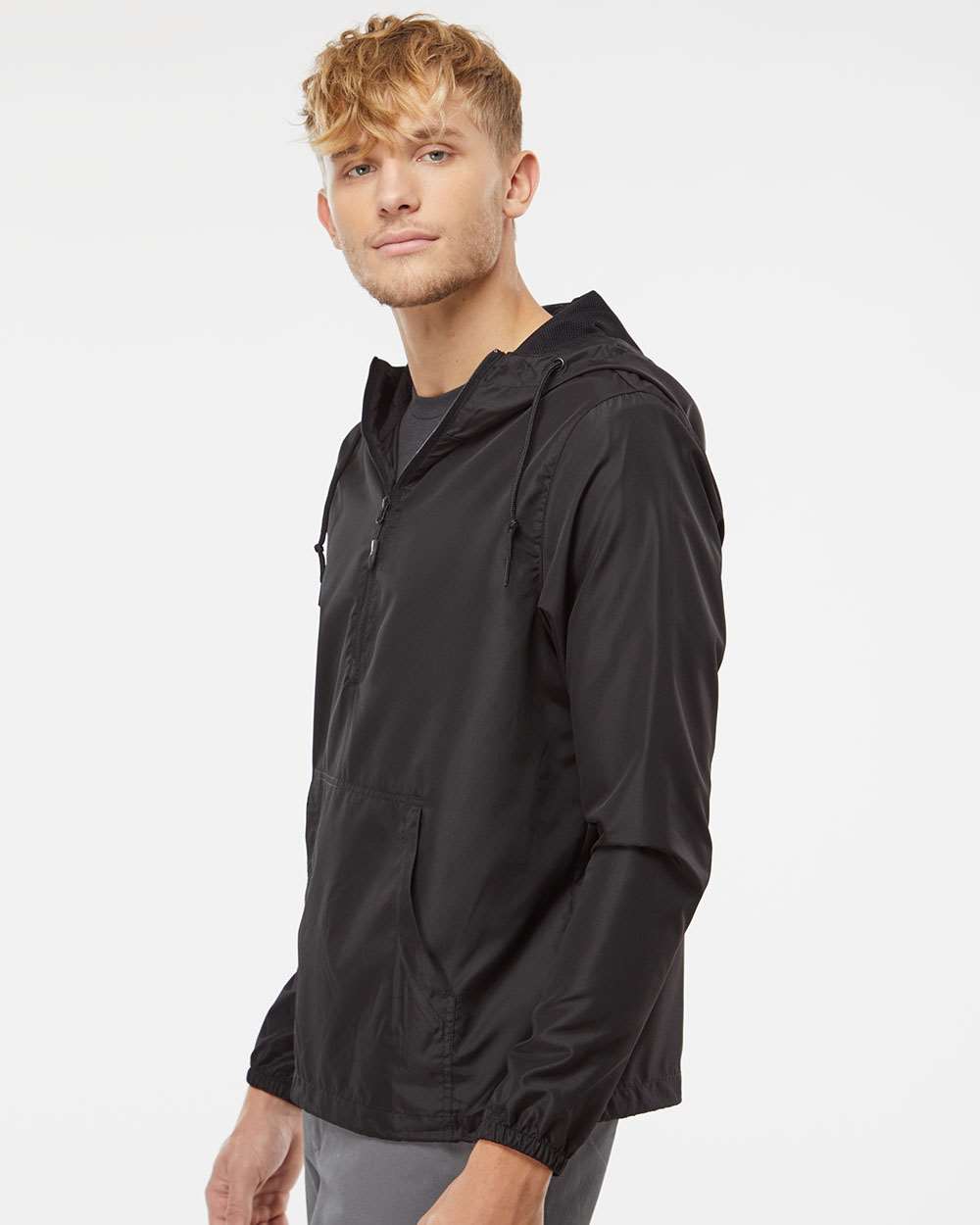 Independent Trading Co.-EXP54LWP-Lightweight Quarter-Zip Windbreaker Pullover Jacket - Image 12