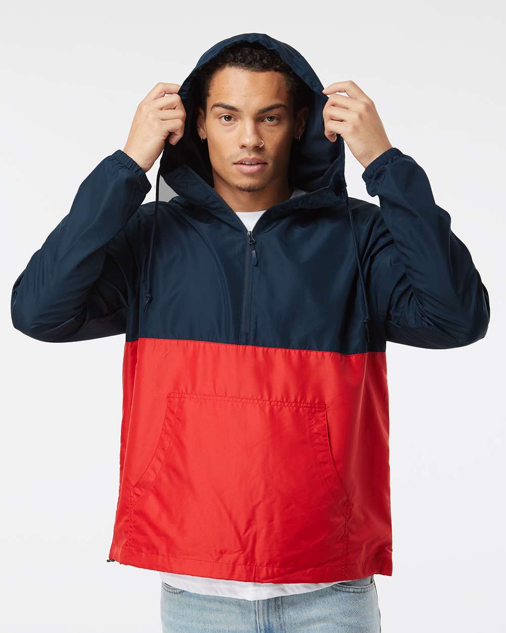 Independent Trading Co.-EXP54LWP-Lightweight Quarter-Zip Windbreaker Pullover Jacket - Image 23