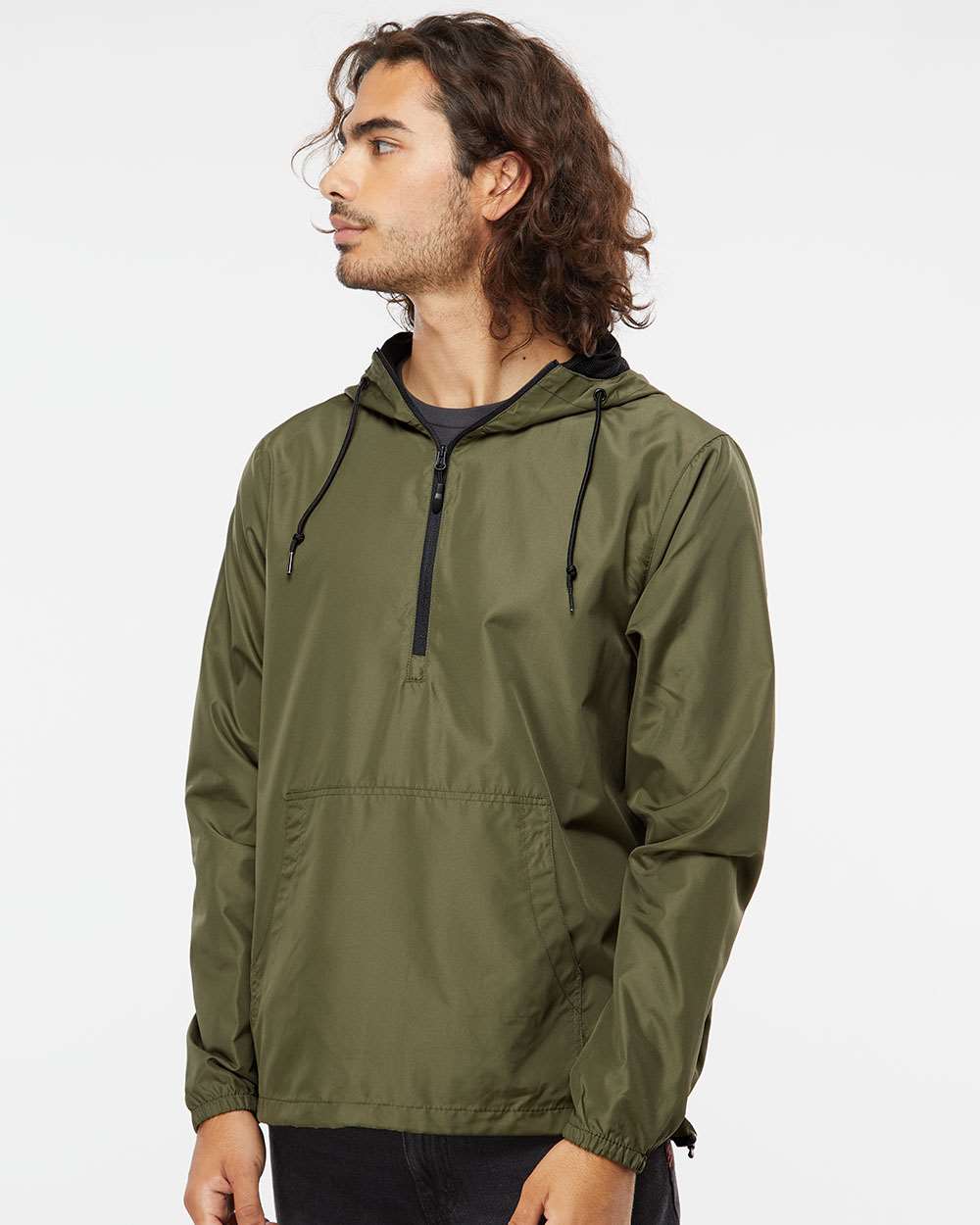 Independent Trading Co.-EXP54LWP-Lightweight Quarter-Zip Windbreaker Pullover Jacket - Image 5