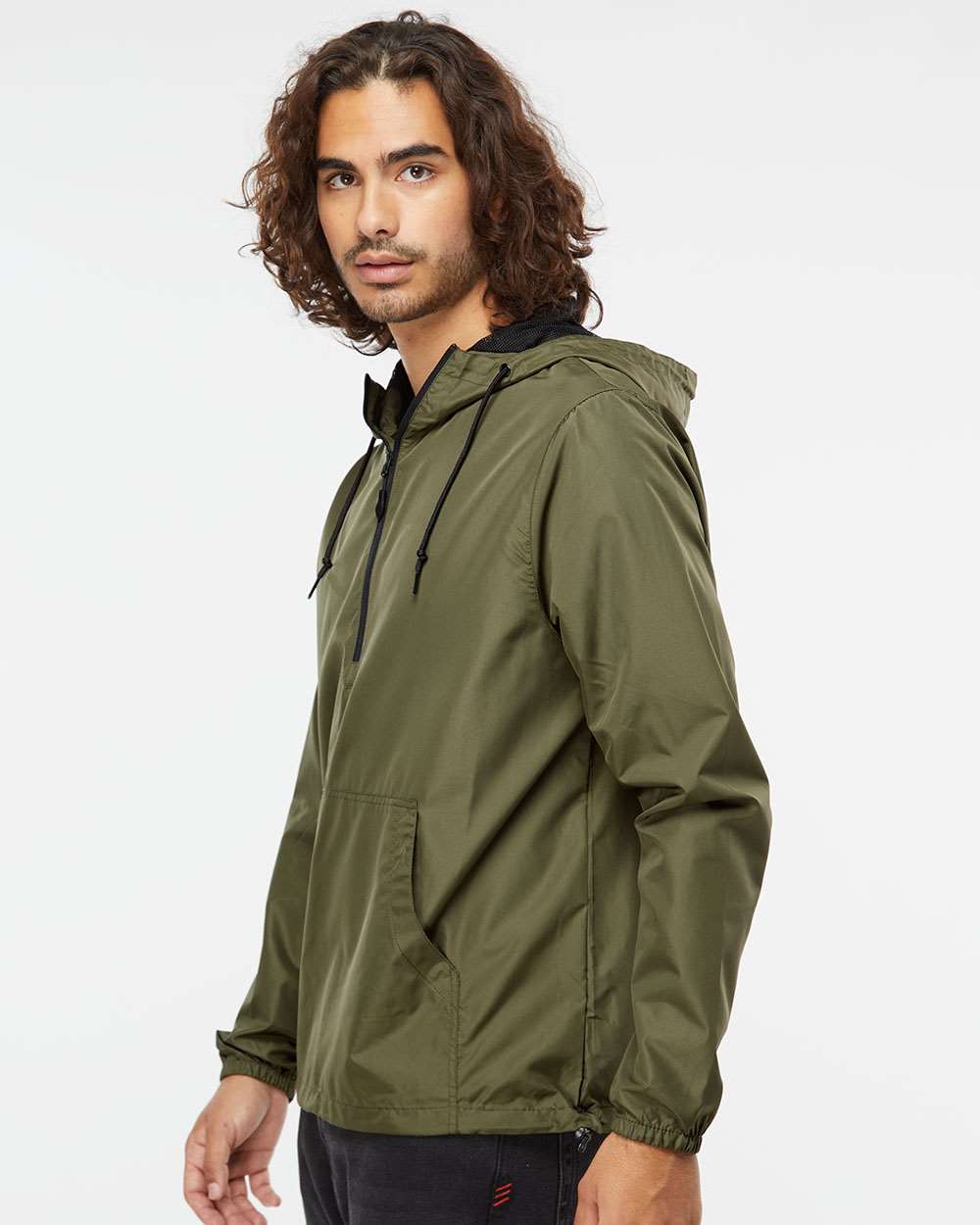 Independent Trading Co.-EXP54LWP-Lightweight Quarter-Zip Windbreaker Pullover Jacket - Image 6