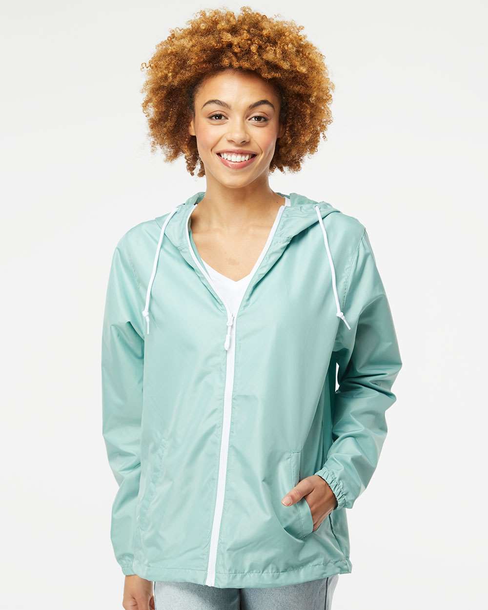 Independent Trading Co.-EXP54LWZ-Lightweight Windbreaker Full-Zip Jacket - Image 4