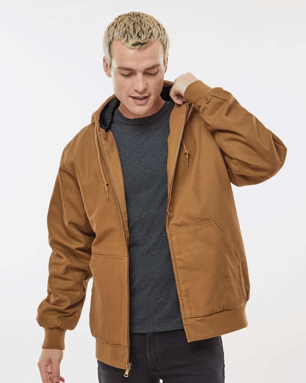 Independent Trading Co.-EXP550Z-Insulated Canvas Workwear Jacket - Image 11
