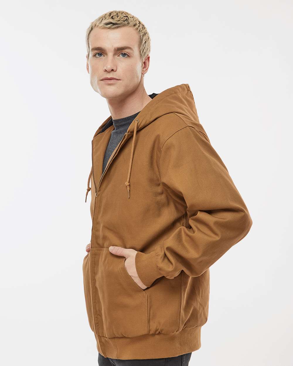 Independent Trading Co.-EXP550Z-Insulated Canvas Workwear Jacket - Image 12