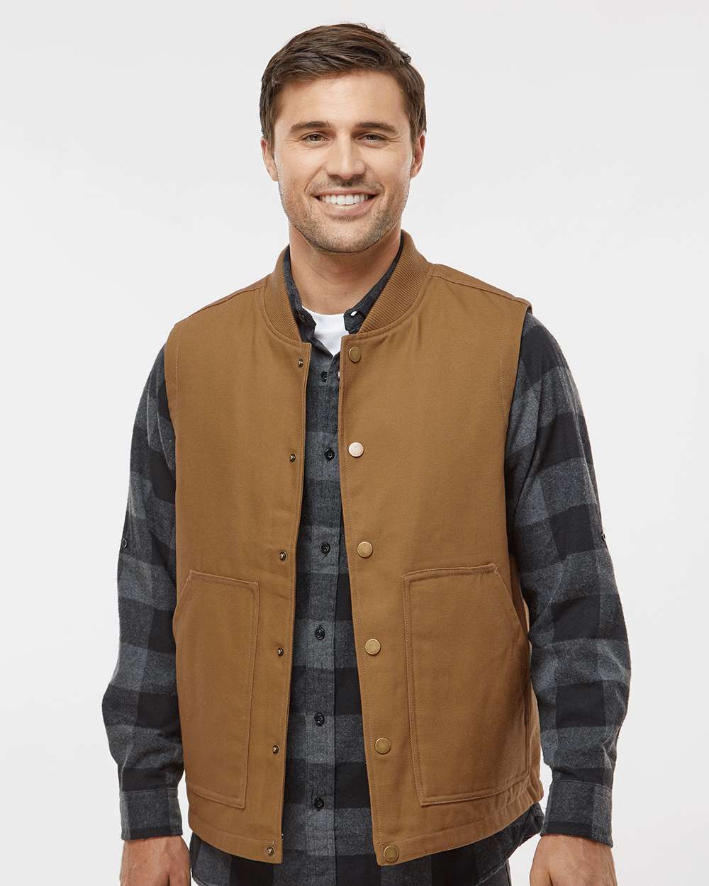 Independent Trading Co.-EXP560V-Insulated Canvas Workwear Vest - Image 11