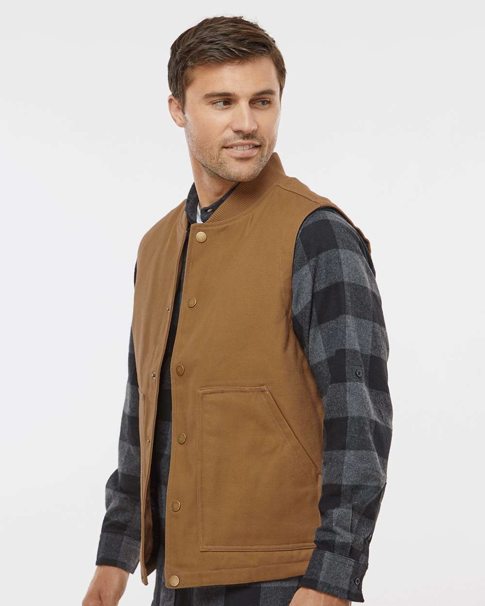 Independent Trading Co.-EXP560V-Insulated Canvas Workwear Vest - Image 12