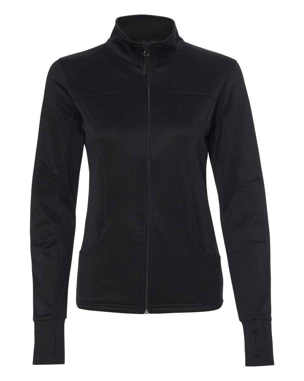 Independent Trading Co.-EXP60PAZ-Women's Poly-Tech Full-Zip Track Jacket - Image 2