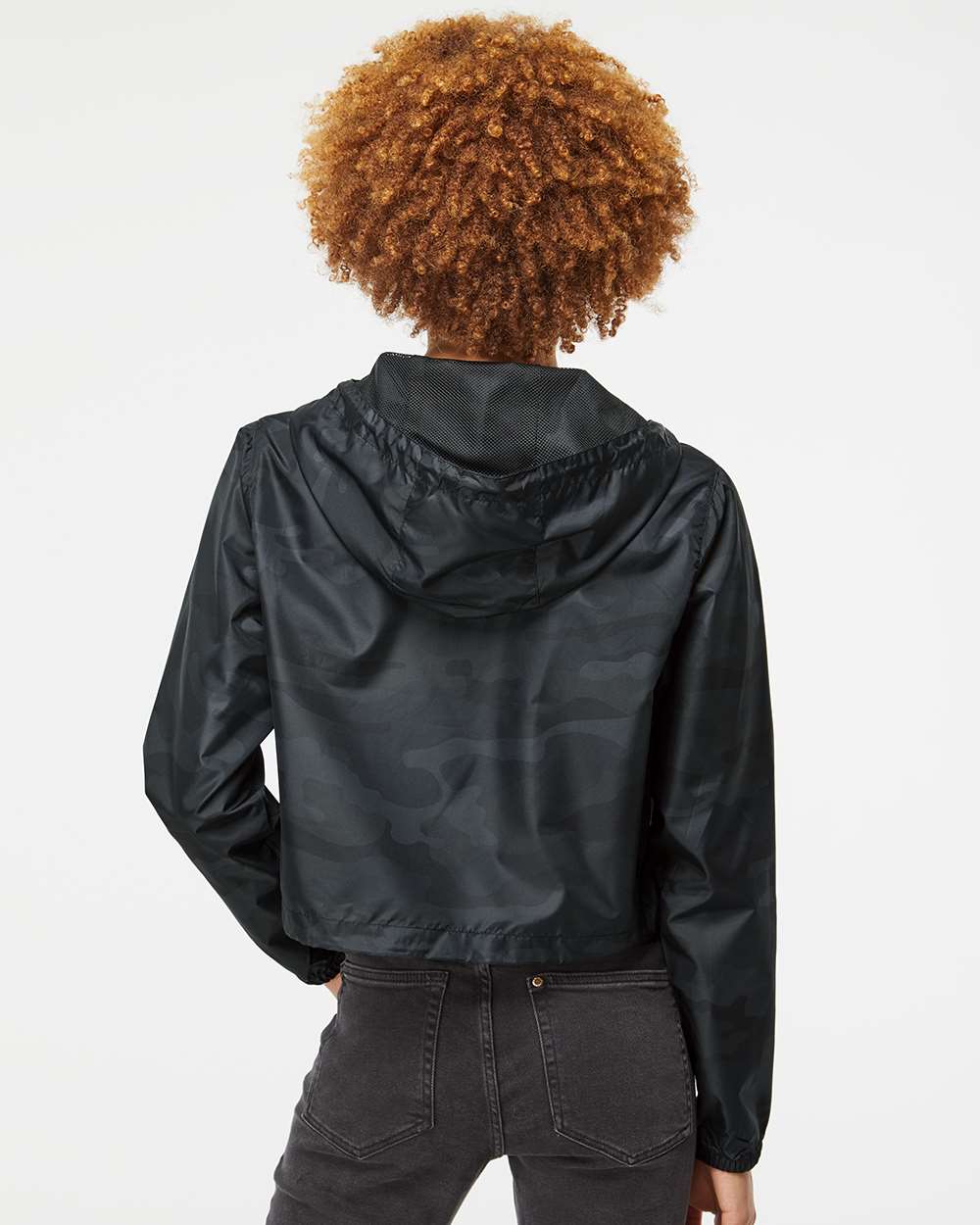 Independent Trading Co.-EXP64CRP-Women's Lightweight Quarter-Zip Pullover Crop Windbreaker - Image 13
