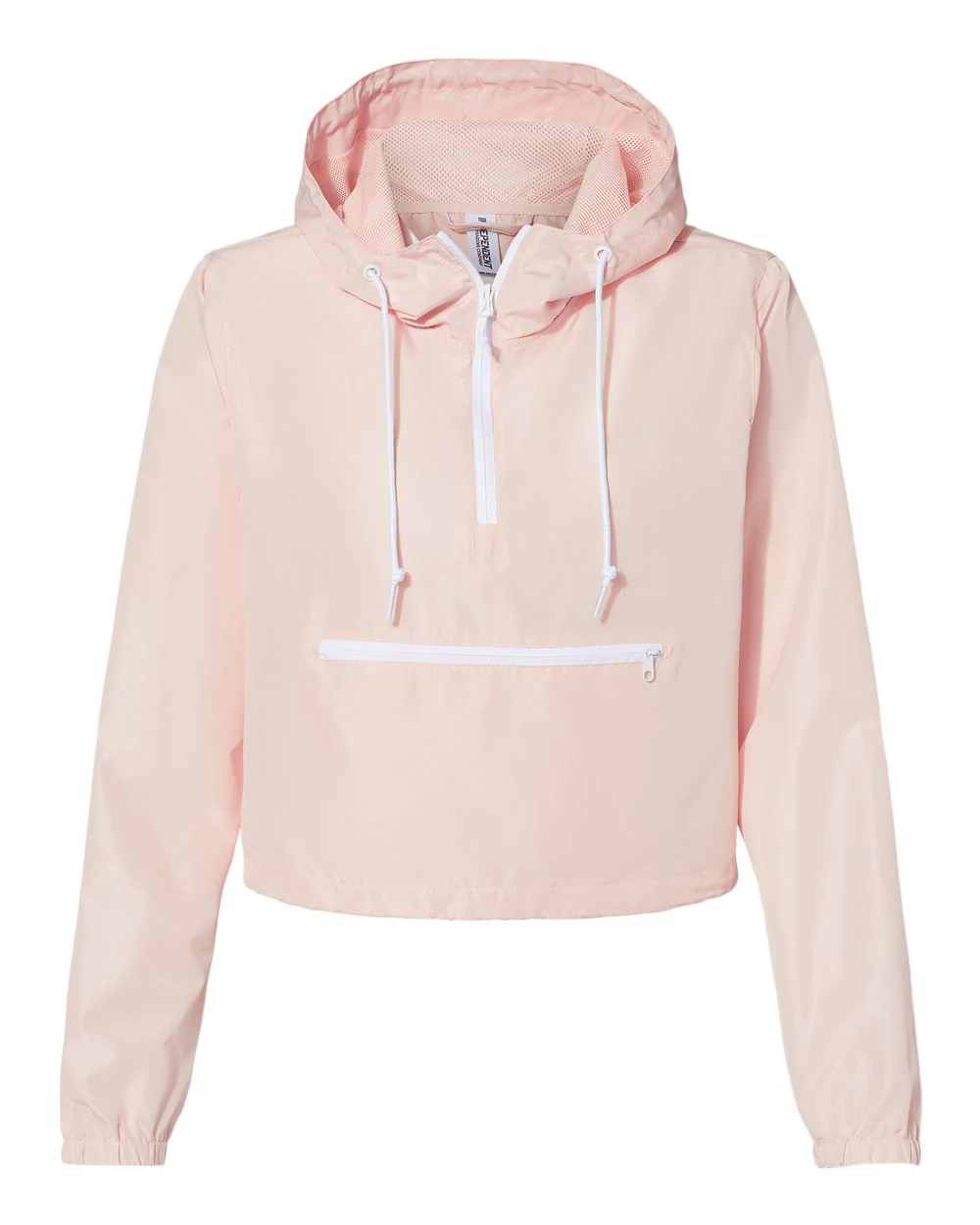 Independent Trading Co.-EXP64CRP-Women's Lightweight Quarter-Zip Pullover Crop Windbreaker - Image 14