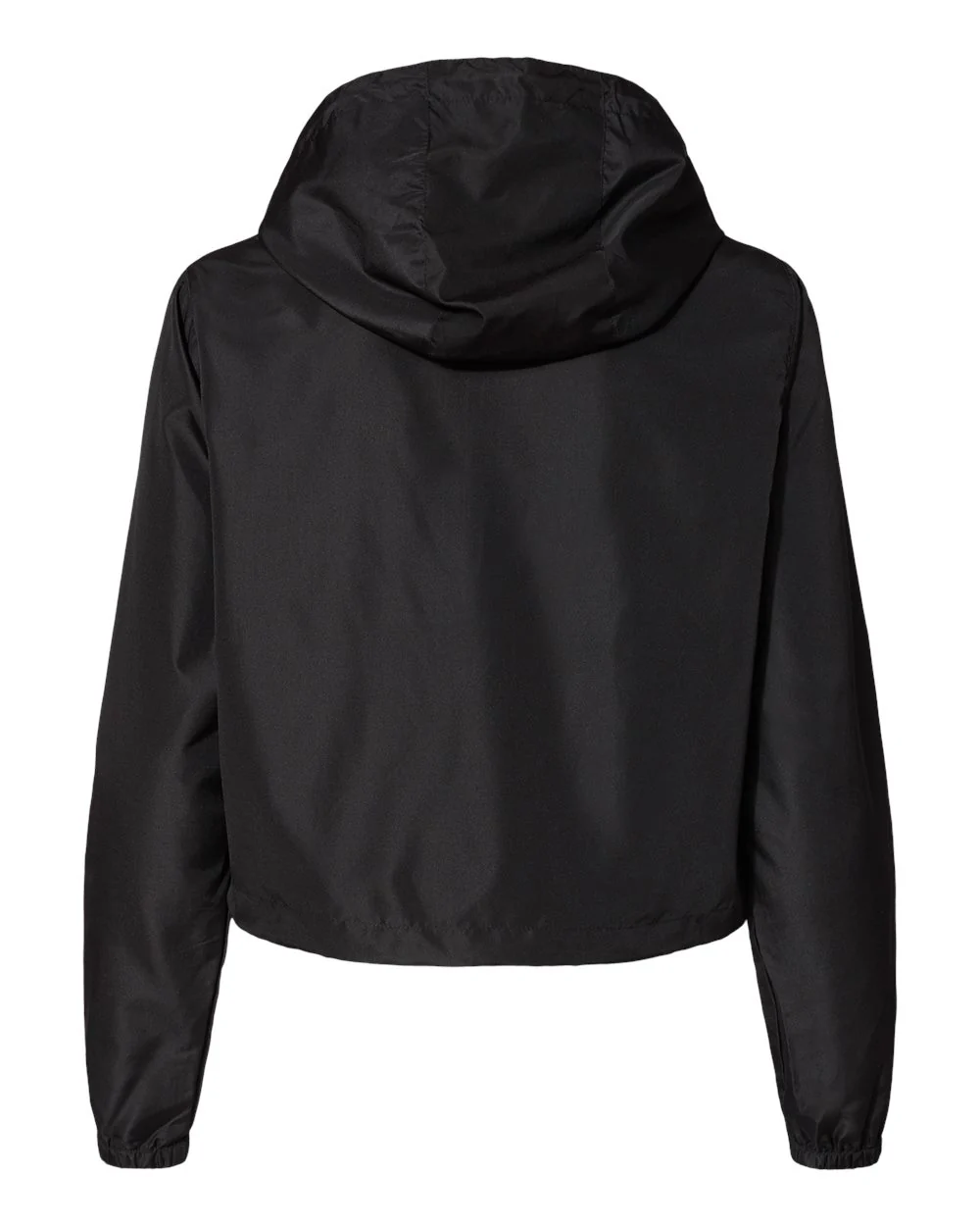 Independent Trading Co.-EXP64CRP-Women's Lightweight Quarter-Zip Pullover Crop Windbreaker - Image 2
