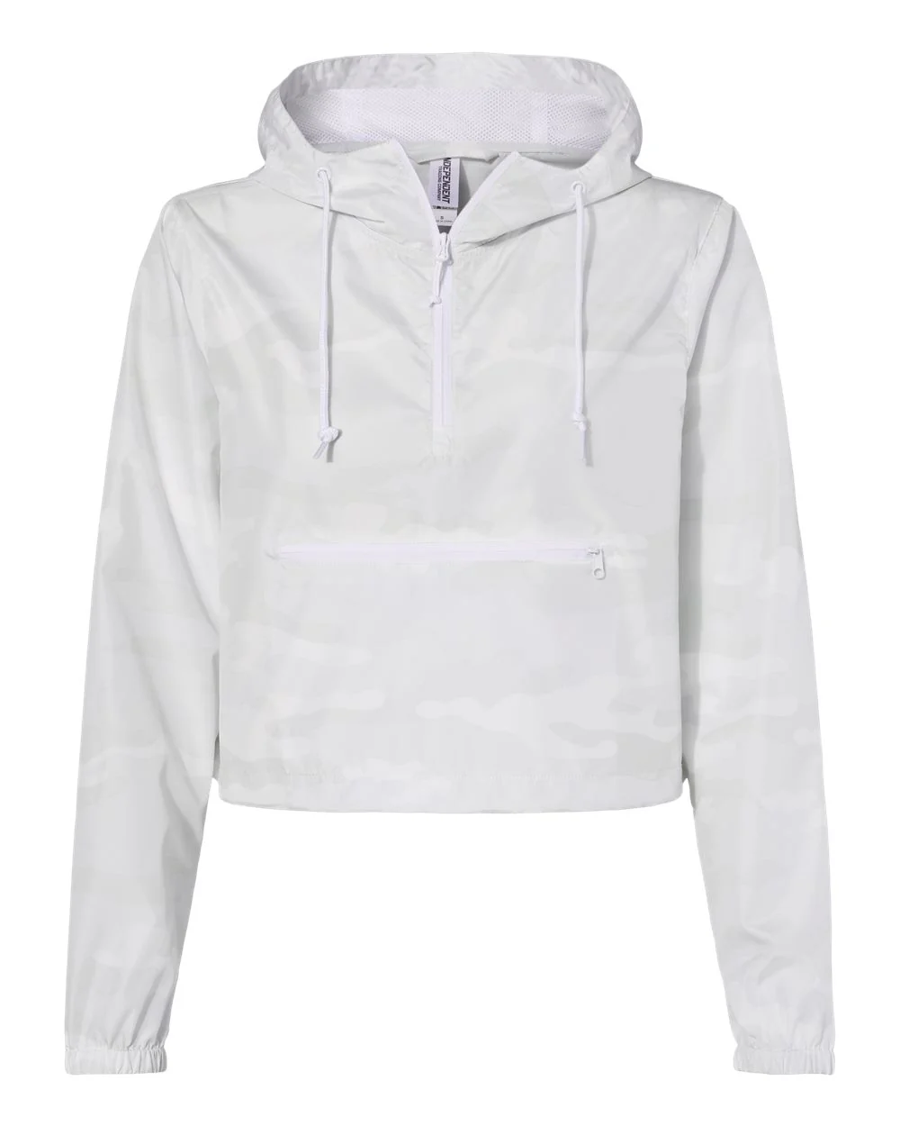 Independent Trading Co.-EXP64CRP-Women's Lightweight Quarter-Zip Pullover Crop Windbreaker - Image 20