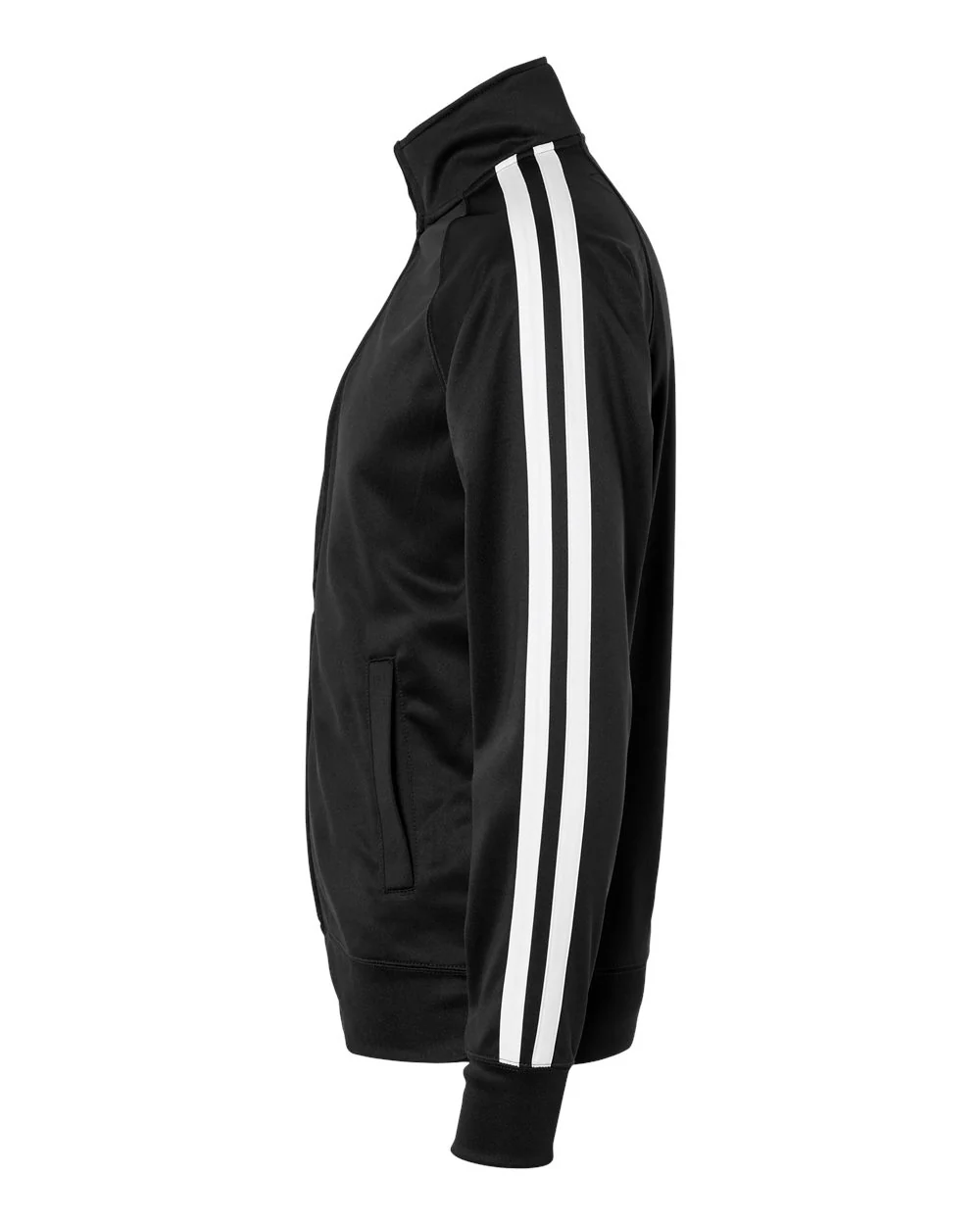 Independent Trading Co.-EXP70PTZ-Lightweight Poly-Tech Full-Zip Track Jacket - Image 3