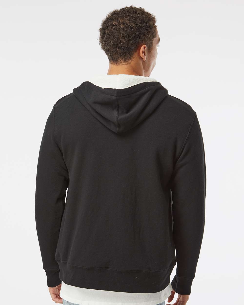Independent Trading Co.-EXP90SHZ-Sherpa-Lined Hooded Sweatshirt - Image 6