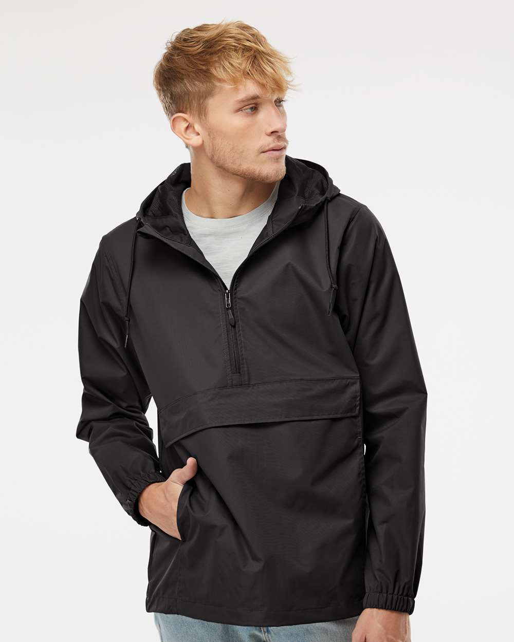 Independent Trading Co.-EXP94NAW-Nylon Anorak - Image 4