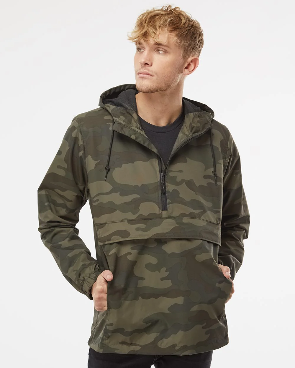 Independent Trading Co.-EXP94NAW-Nylon Anorak - Image 7