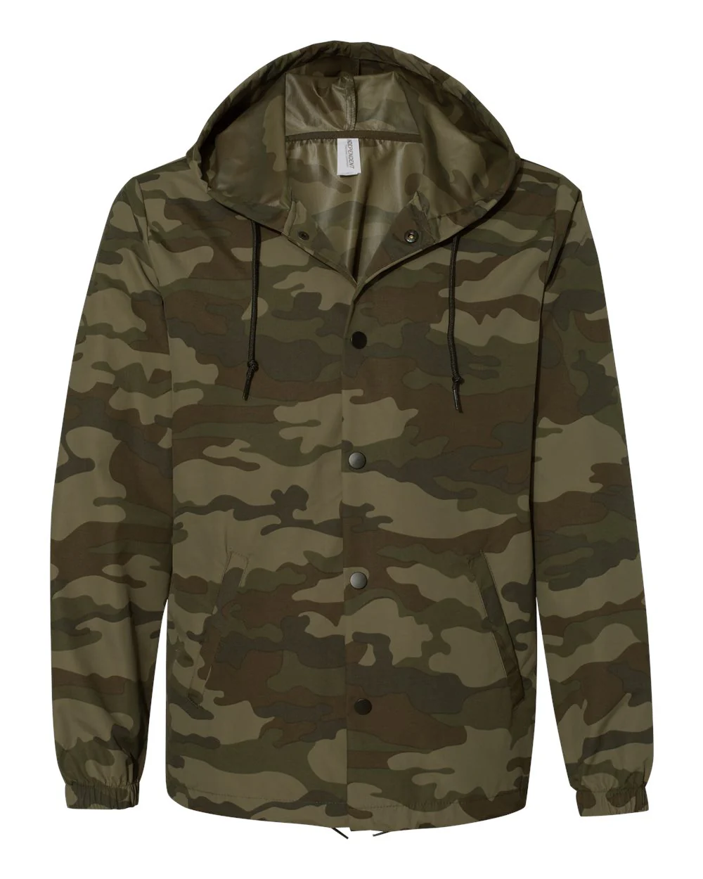 Independent Trading Co.-EXP95NB-Water-Resistant Hooded Windbreaker - Image 20