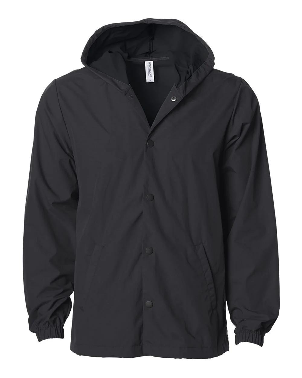 Independent Trading Co.-EXP95NB-Water-Resistant Hooded Windbreaker - Image 8