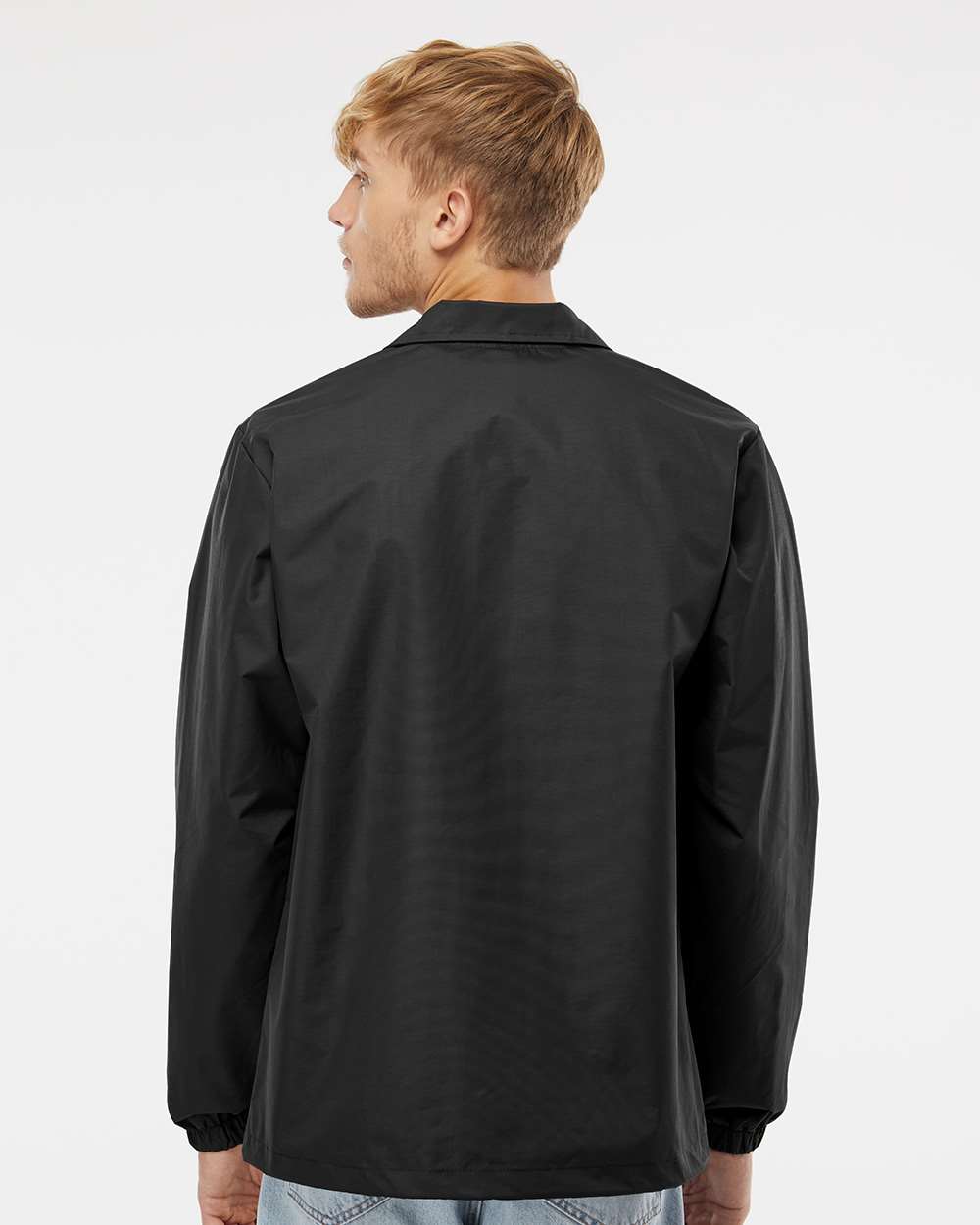 Independent Trading Co.-EXP99CNB-Water-Resistant Windbreaker Coach’s Jacket - Image 6