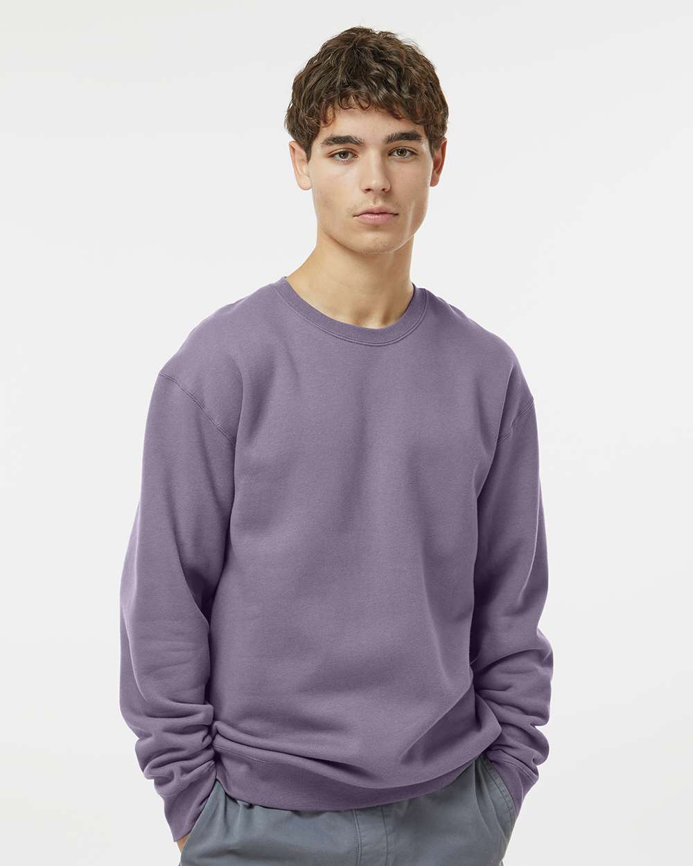 Independent Trading Co.-IND3000-Heavyweight Crewneck Sweatshirt - Image 59