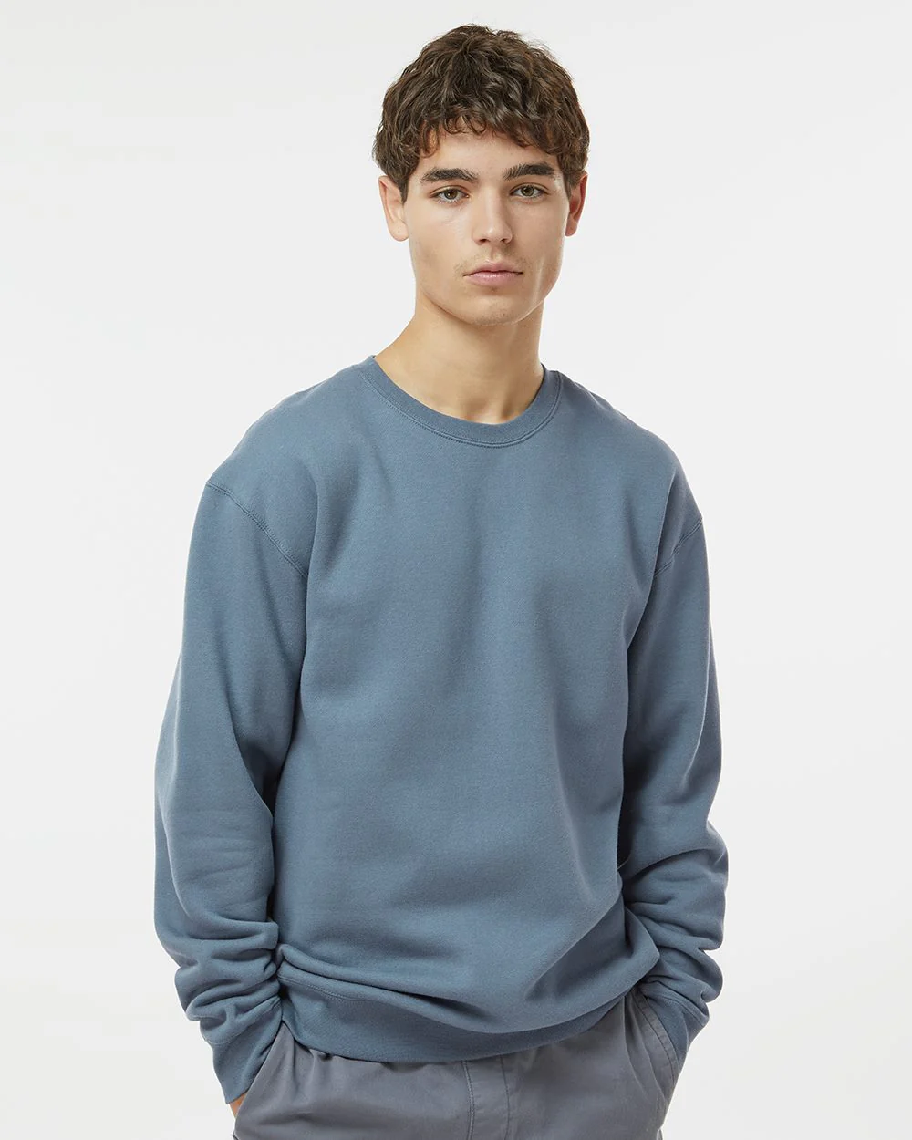 Independent Trading Co.-IND3000-Heavyweight Crewneck Sweatshirt - Image 7