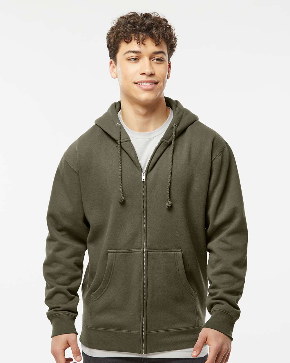 Independent Trading Co.-IND4000Z-Heavyweight Full-Zip Hooded Sweatshirt - Image 4