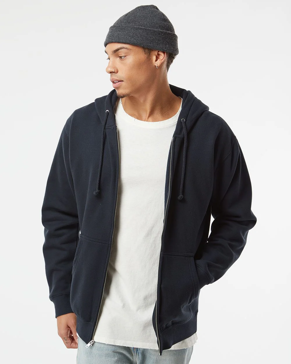Independent Trading Co.-IND4000Z-Heavyweight Full-Zip Hooded Sweatshirt - Image 7