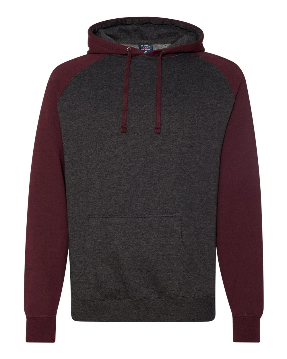 Independent Trading Co.-IND40RP-Raglan Hooded Sweatshirt - Image 14