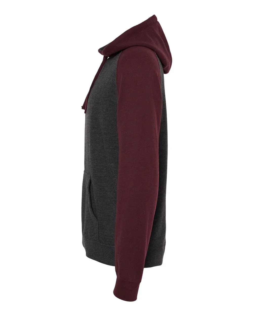 Independent Trading Co.-IND40RP-Raglan Hooded Sweatshirt - Image 16