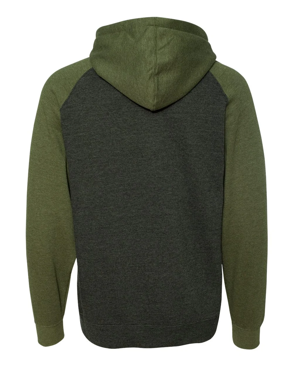 Independent Trading Co.-IND40RP-Raglan Hooded Sweatshirt - Image 2