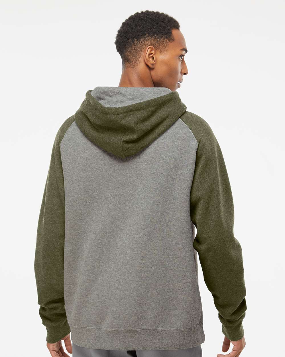 Independent Trading Co.-IND40RP-Raglan Hooded Sweatshirt - Image 25