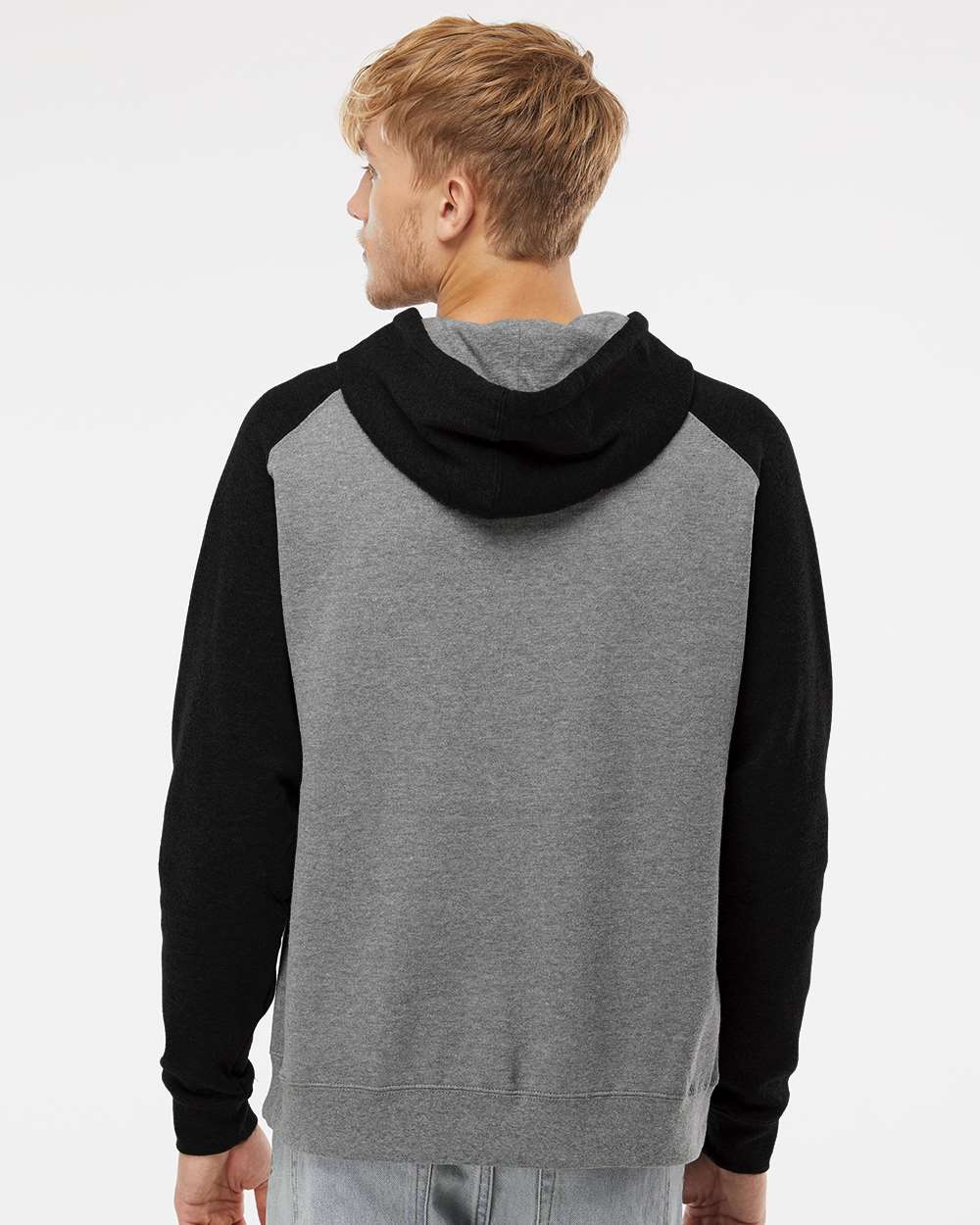 Independent Trading Co.-IND40RP-Raglan Hooded Sweatshirt - Image 31