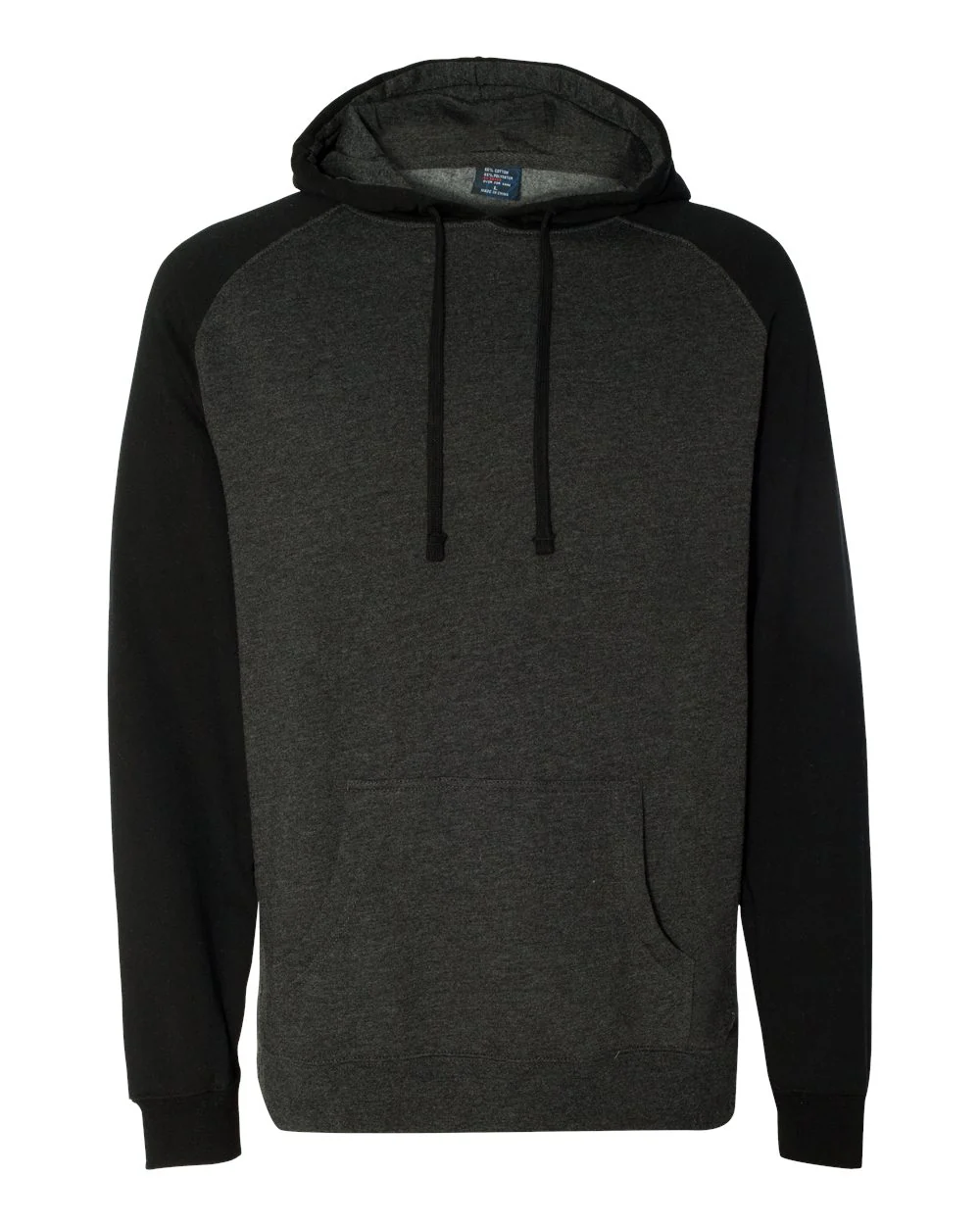 Independent Trading Co.-IND40RP-Raglan Hooded Sweatshirt - Image 8