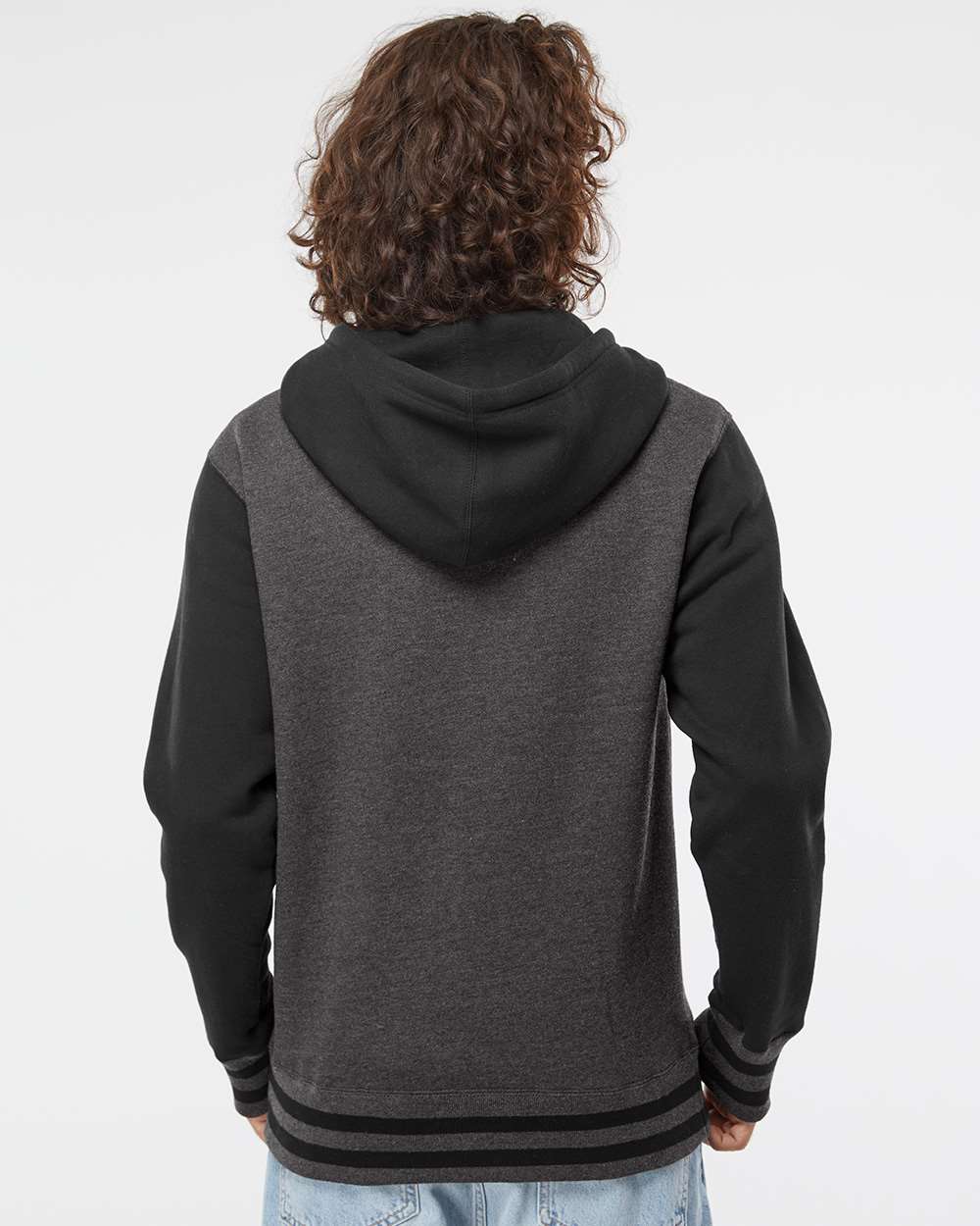 Independent Trading Co.-IND45UVZ-Heavyweight Varsity Full-Zip Hooded Sweatshirt - Image 13