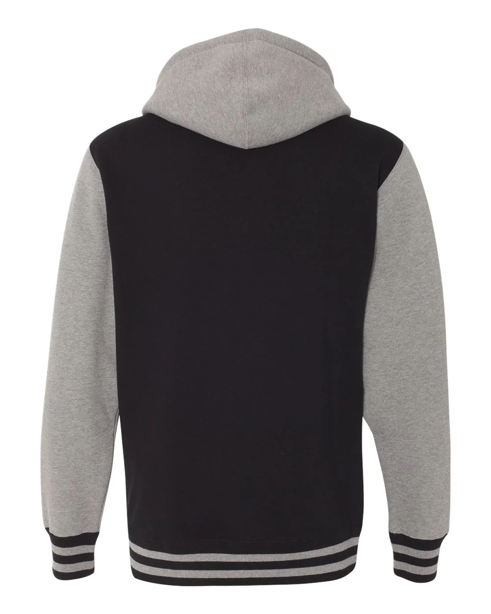 Independent Trading Co.-IND45UVZ-Heavyweight Varsity Full-Zip Hooded Sweatshirt - Image 2