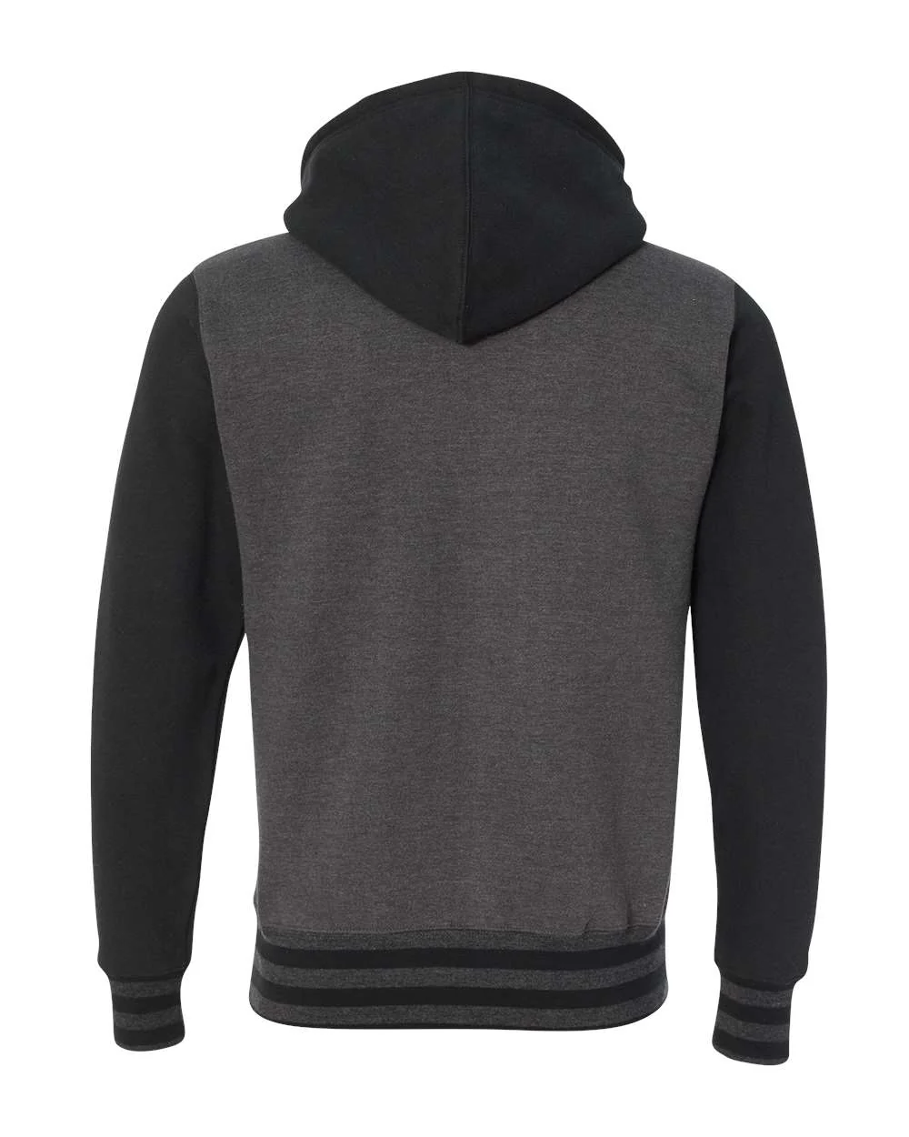 Independent Trading Co.-IND45UVZ-Heavyweight Varsity Full-Zip Hooded Sweatshirt - Image 9