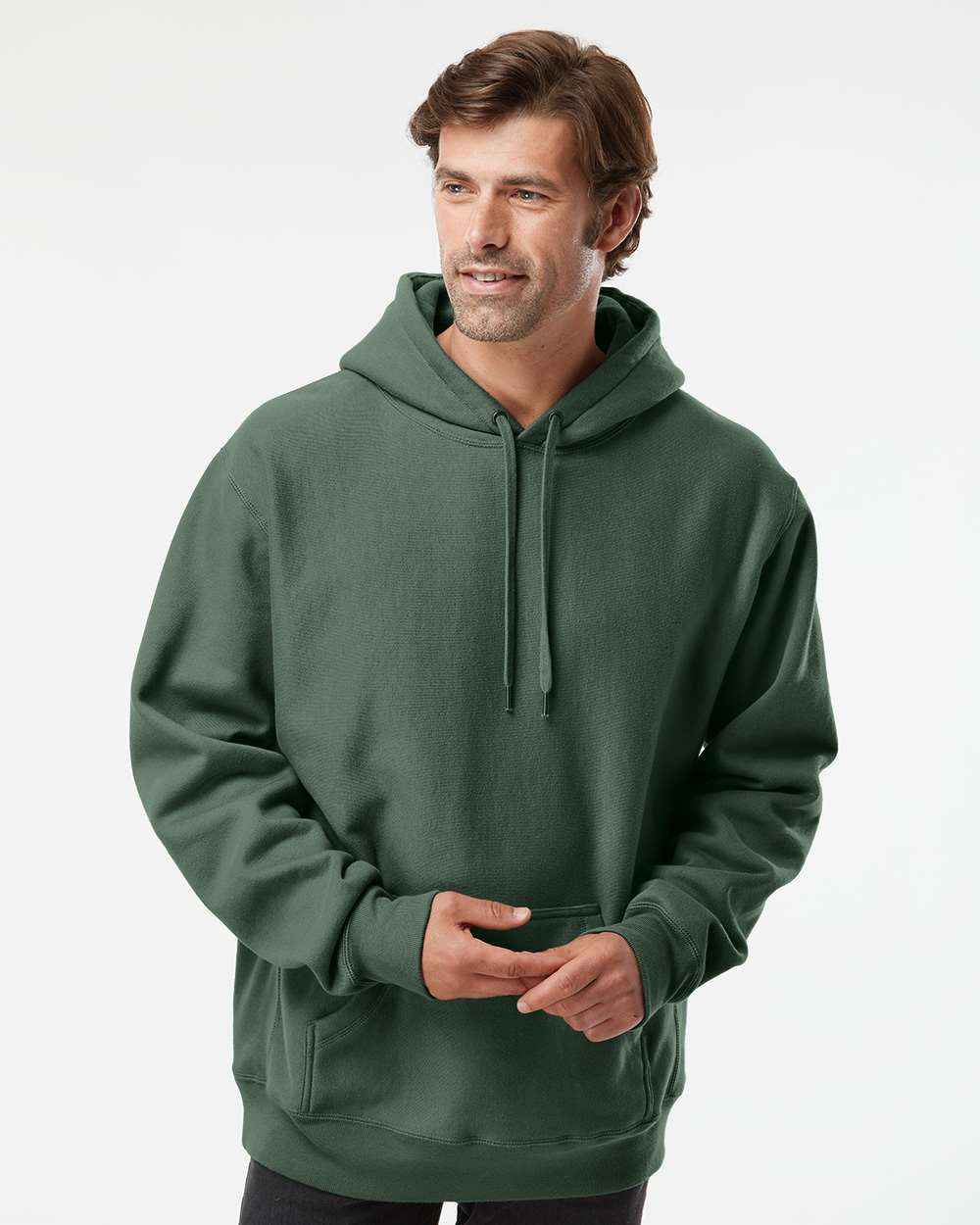 Independent Trading Co.-IND5000P-Legend - Premium Heavyweight Cross-Grain Hooded Sweatshirt - Image 4