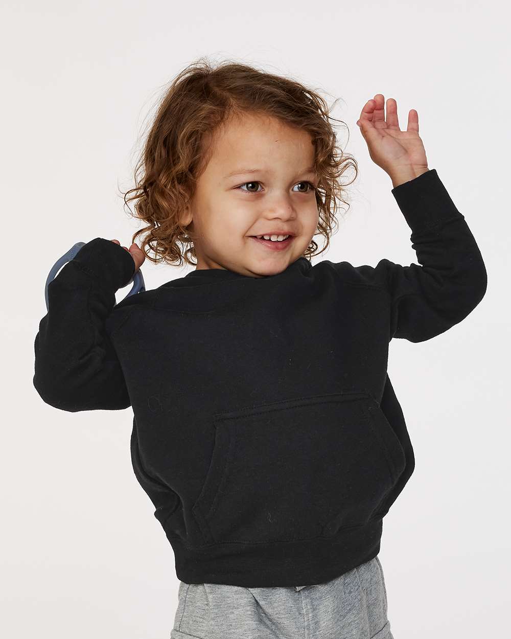 Independent Trading Co.-PRM10TSB-Toddler Special Blend Hooded Raglan Sweatshirt - Image 4