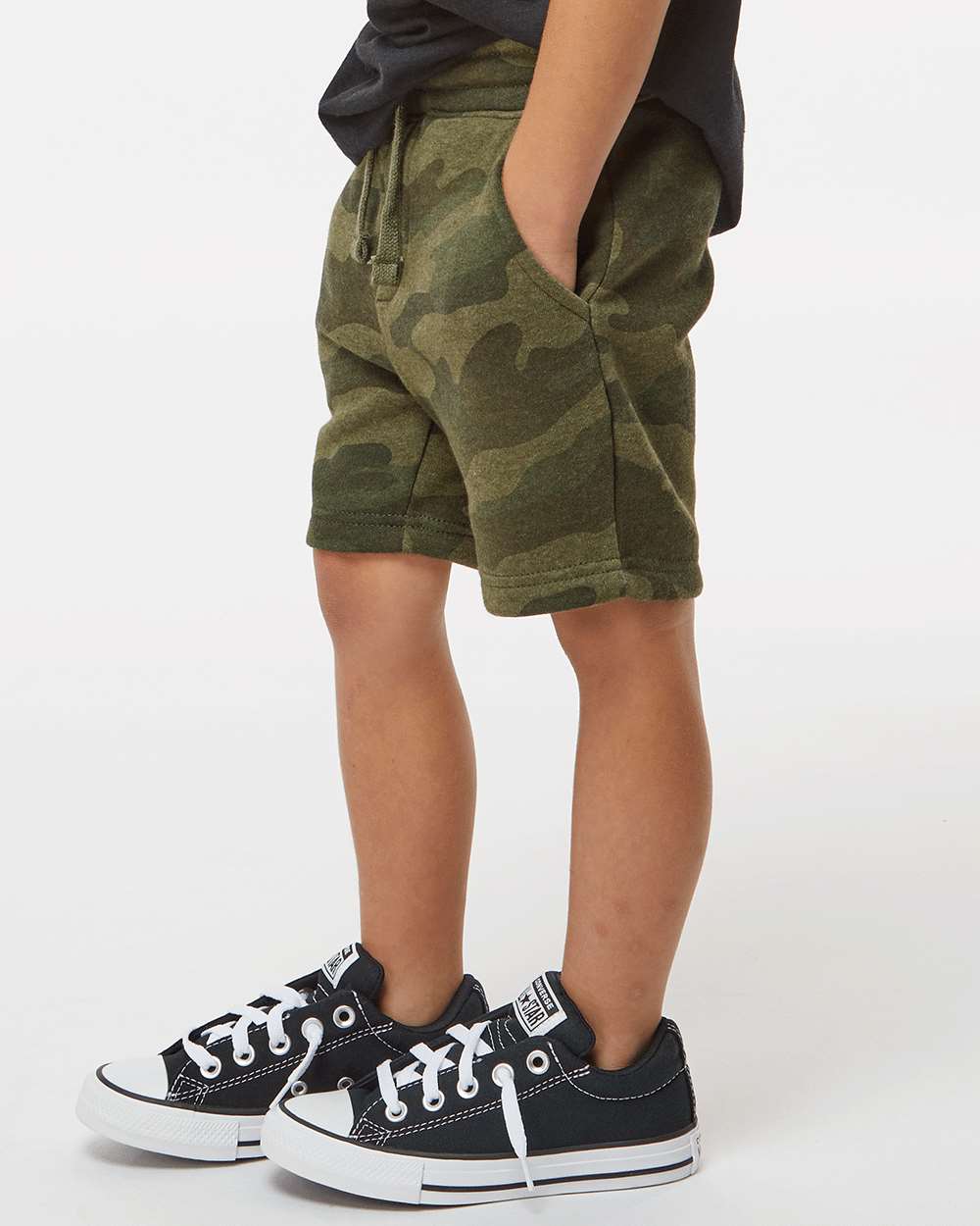Independent Trading Co.-PRM11SRT-Toddler Lightweight Special Blend Fleece Shorts - Image 12